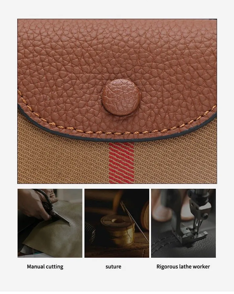 Chic Elegance: Fashion Genuine Leather Mini Crossbody Bag
