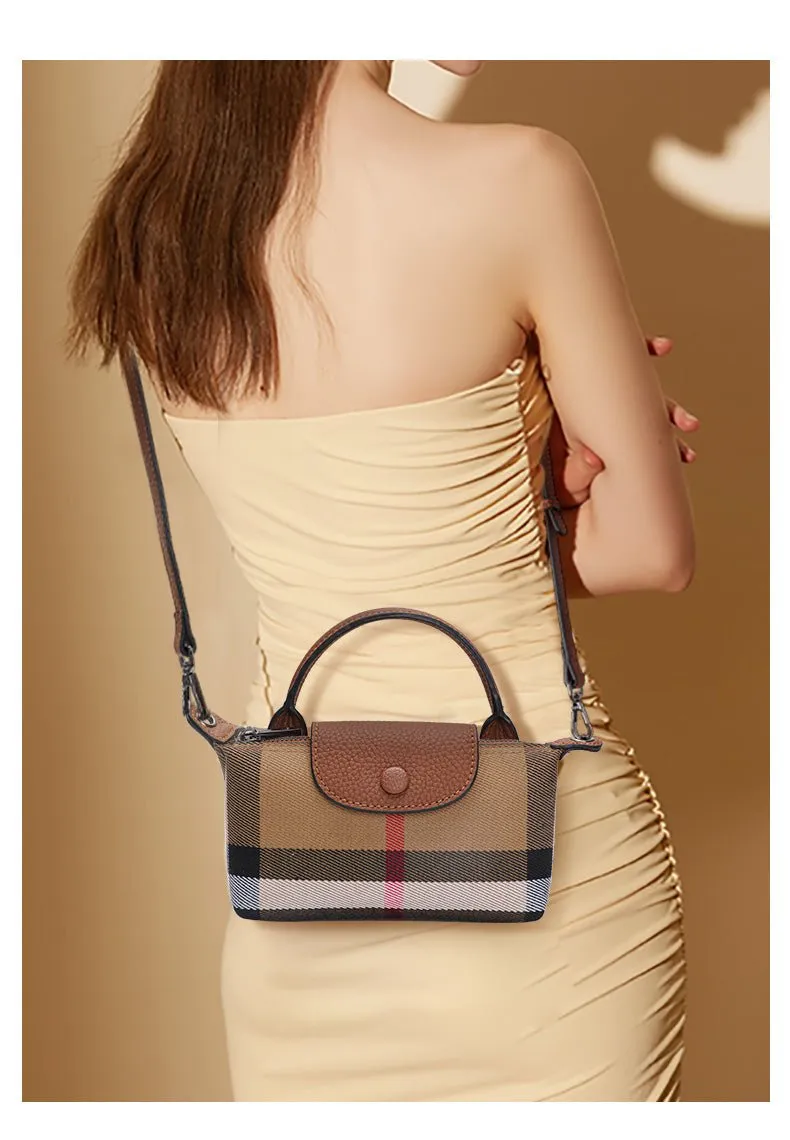 Chic Elegance: Fashion Genuine Leather Mini Crossbody Bag