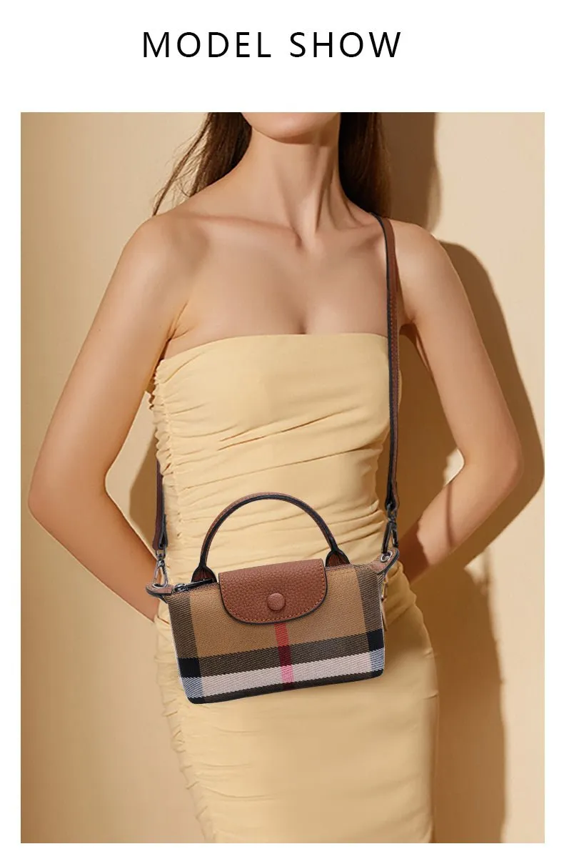 Chic Elegance: Fashion Genuine Leather Mini Crossbody Bag
