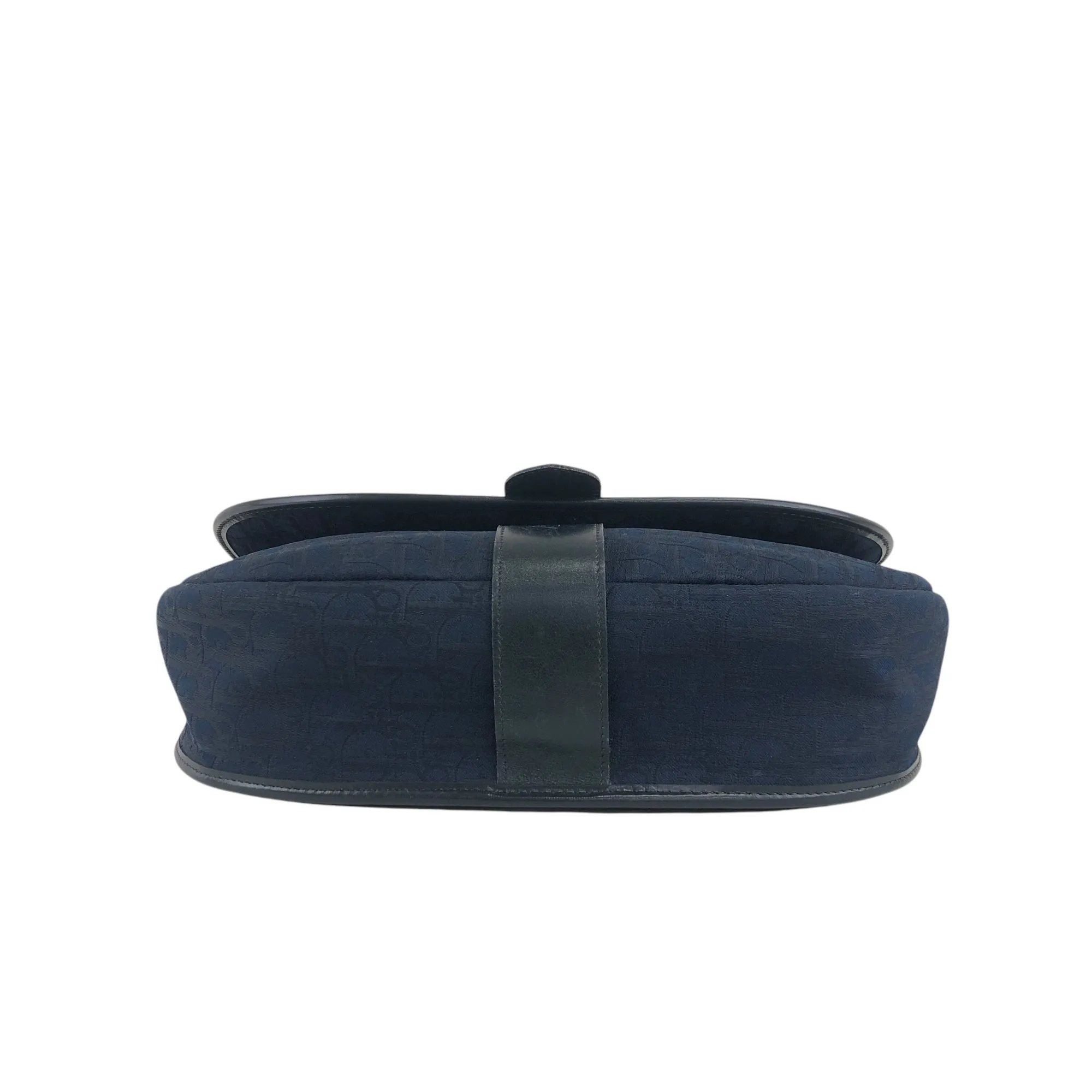 Christian Dior Trotter Logo Shoulder bag Navy Vintage 8jpfn8