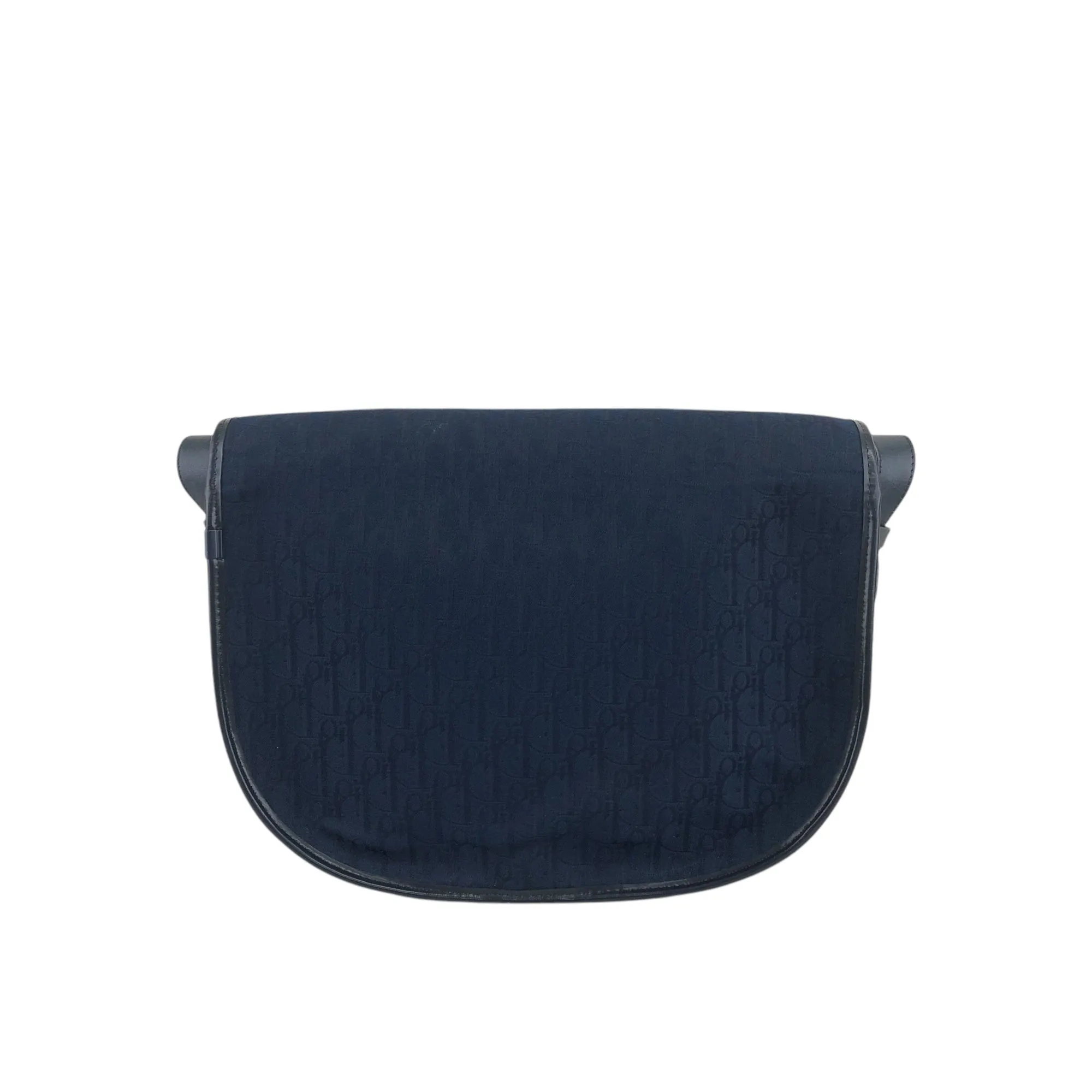 Christian Dior Trotter Logo Shoulder bag Navy Vintage 8jpfn8