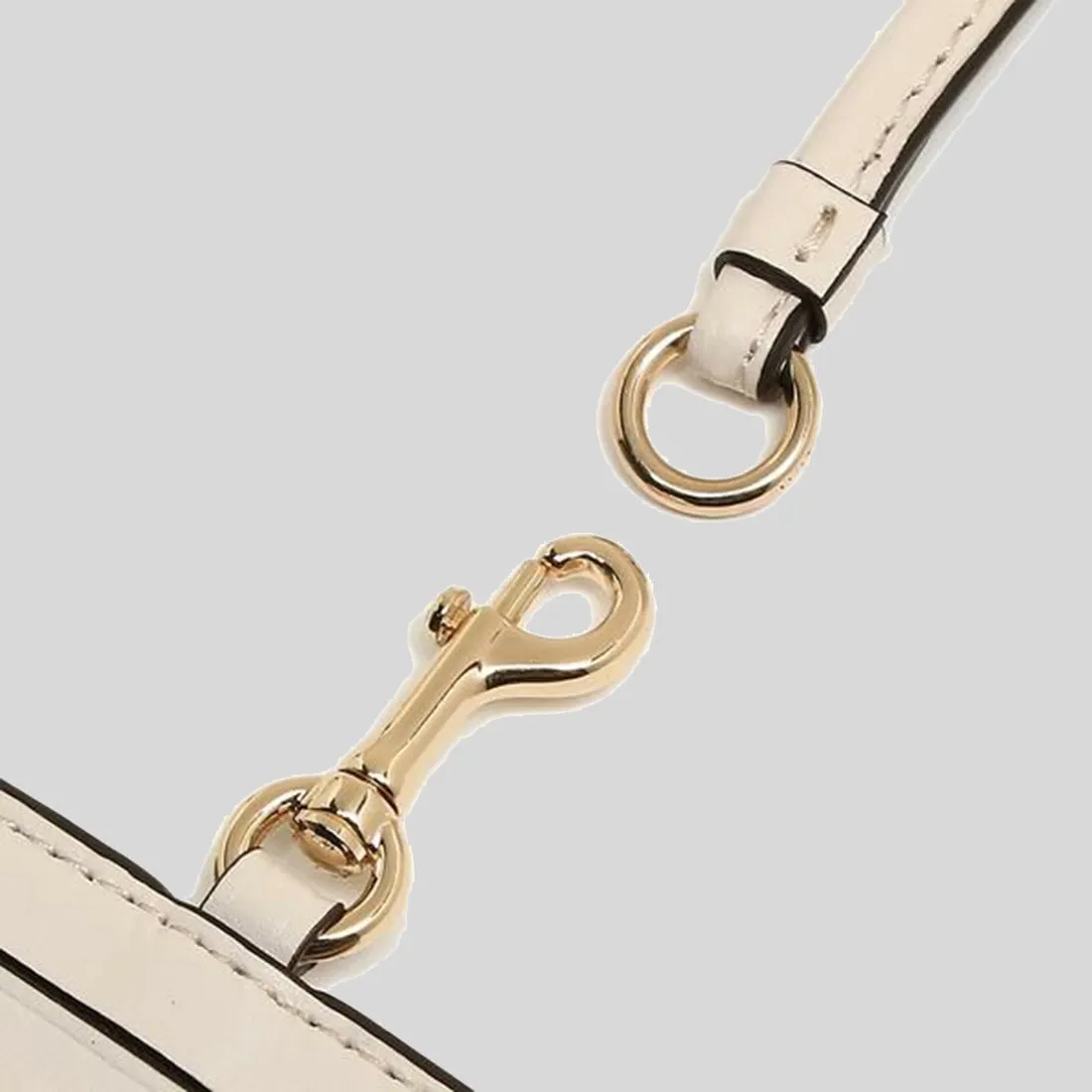 COACH ID Lanyard In Signature Canvas Light Khaki/Chalk 63274