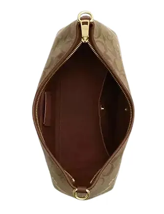 Coach Laurel Shoulder Bag In Signature Canvas With Floral Print