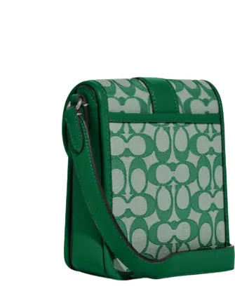 Coach North South Lonnie Crossbody In Signature Jacquard