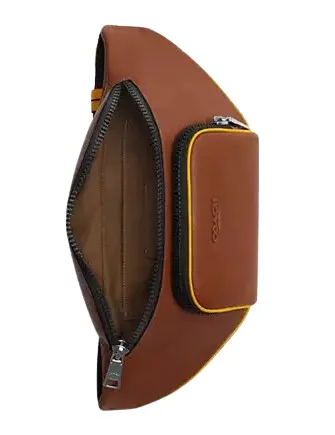 Coach Racer Belt Bag In Smooth Leather
