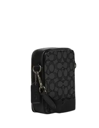 Coach Stanton Crossbody In Signature Jacquard With Ski Patches
