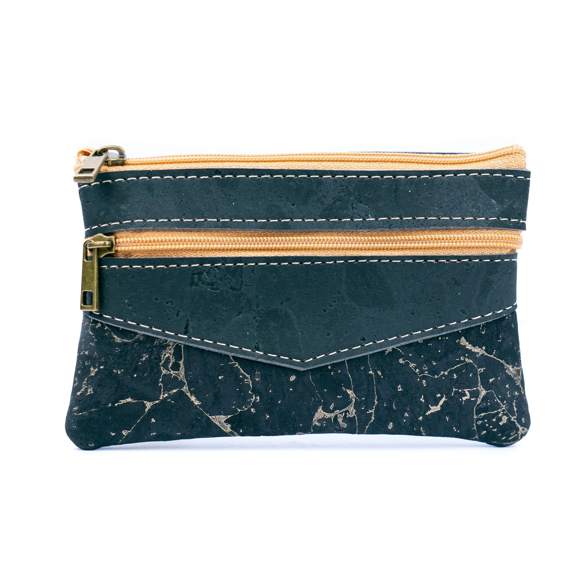 Cork Women's Coin Purse with Dual Zippers BAGP-177??5units??