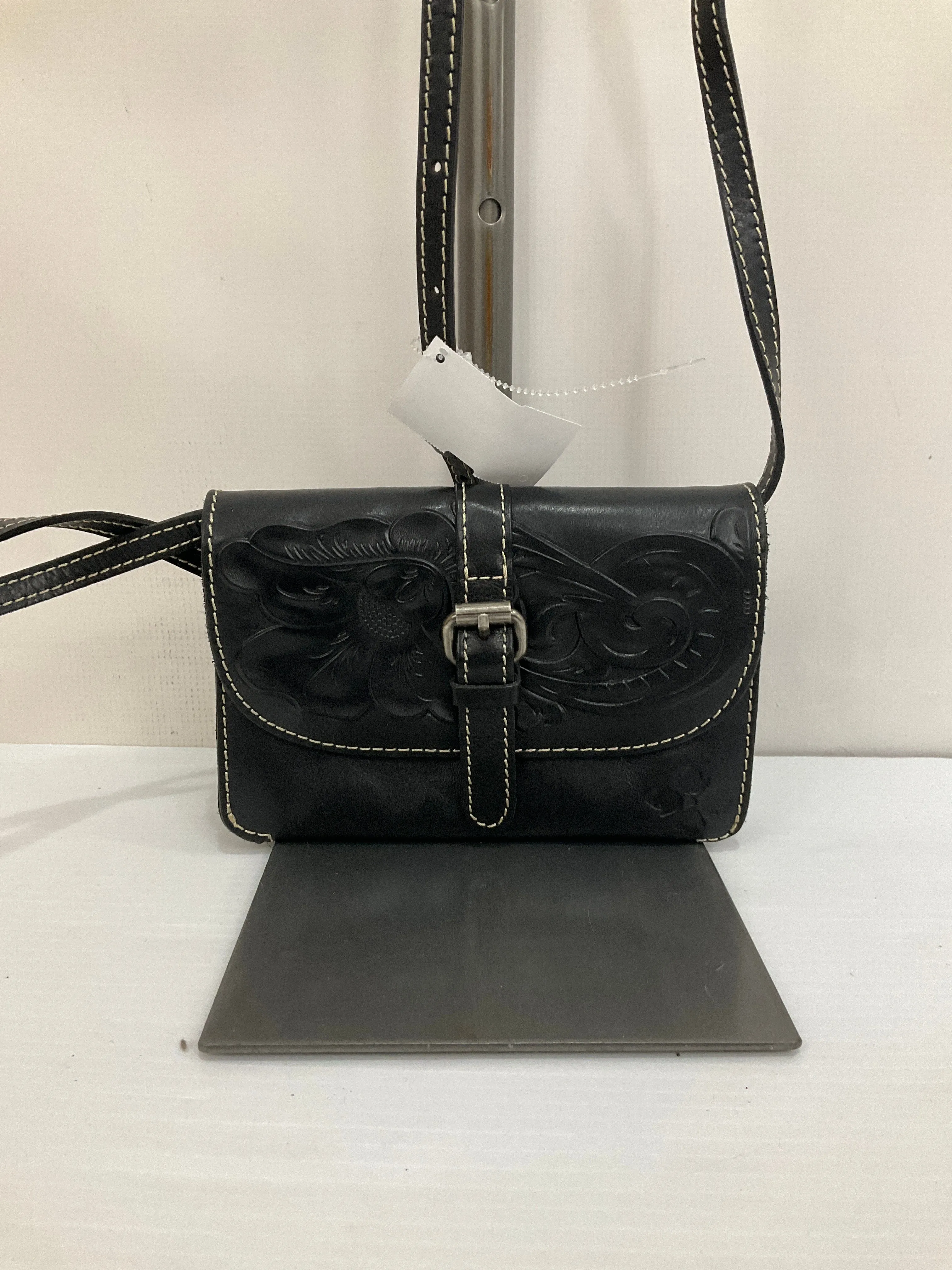 Crossbody Designer By Patricia Nash In Black, Size:Small