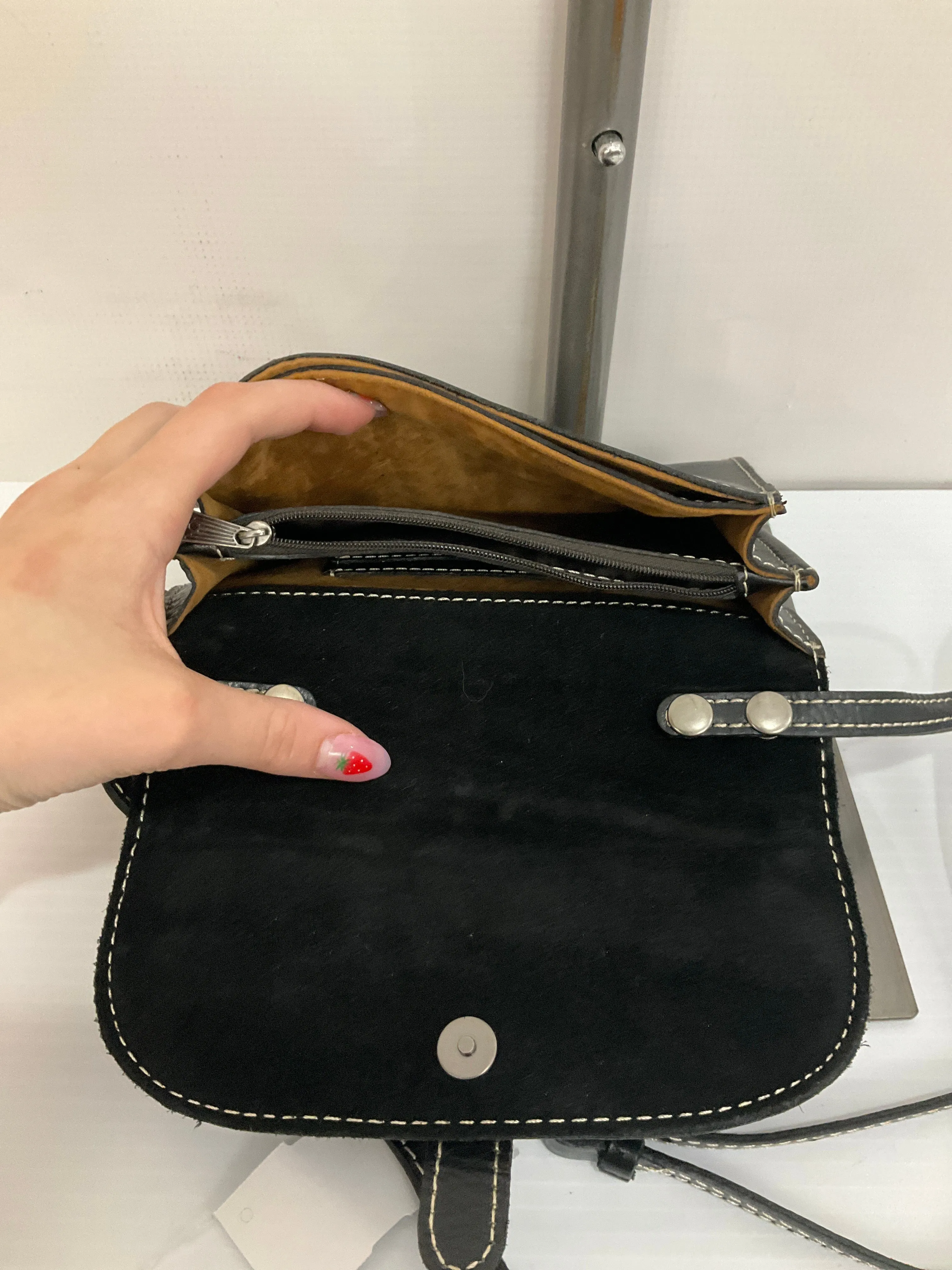 Crossbody Designer By Patricia Nash In Black, Size:Small