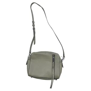 Crossbody Designer By Rebecca Minkoff In Grey, Size:Small