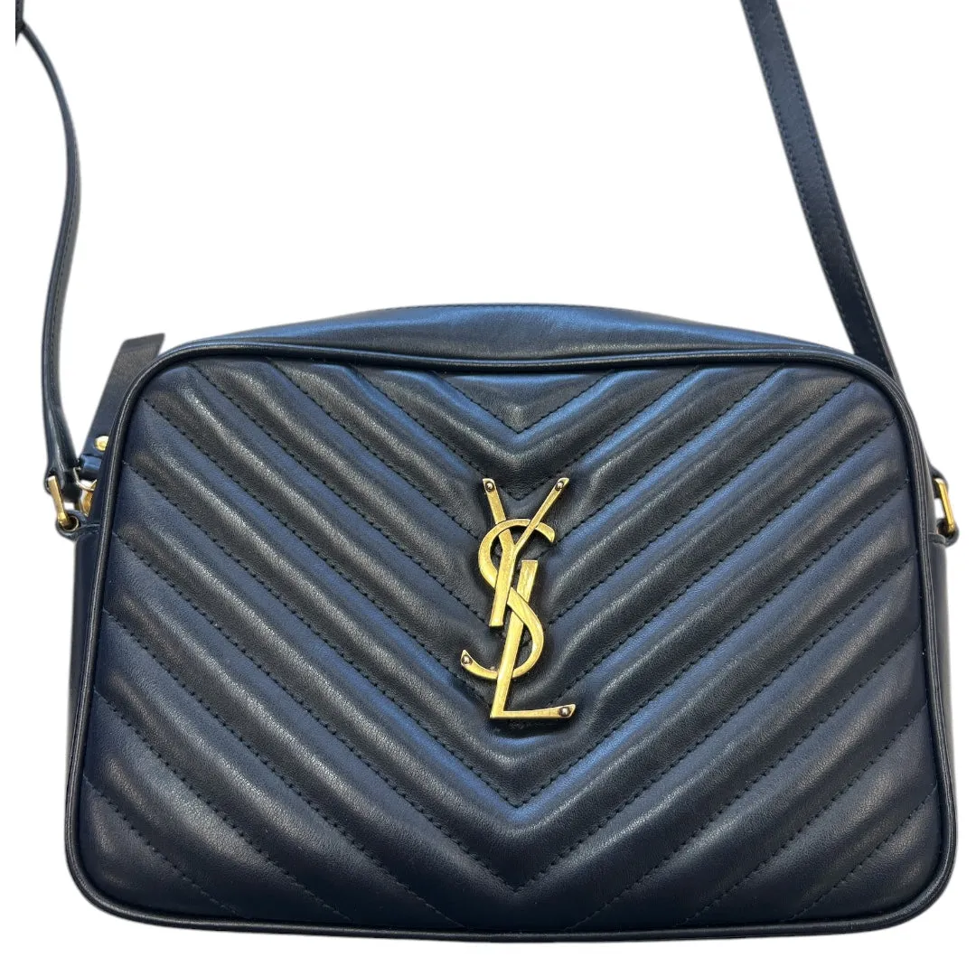 Crossbody Luxury Designer By Yves Saint Laurent In Blue, Size:Small
