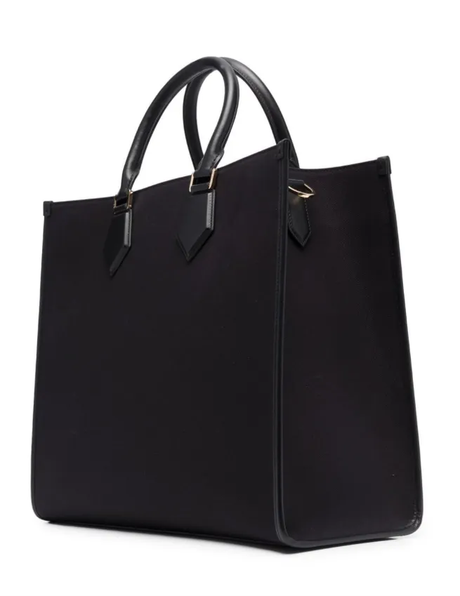 Dolce & Gabbana logo-patch tote bag