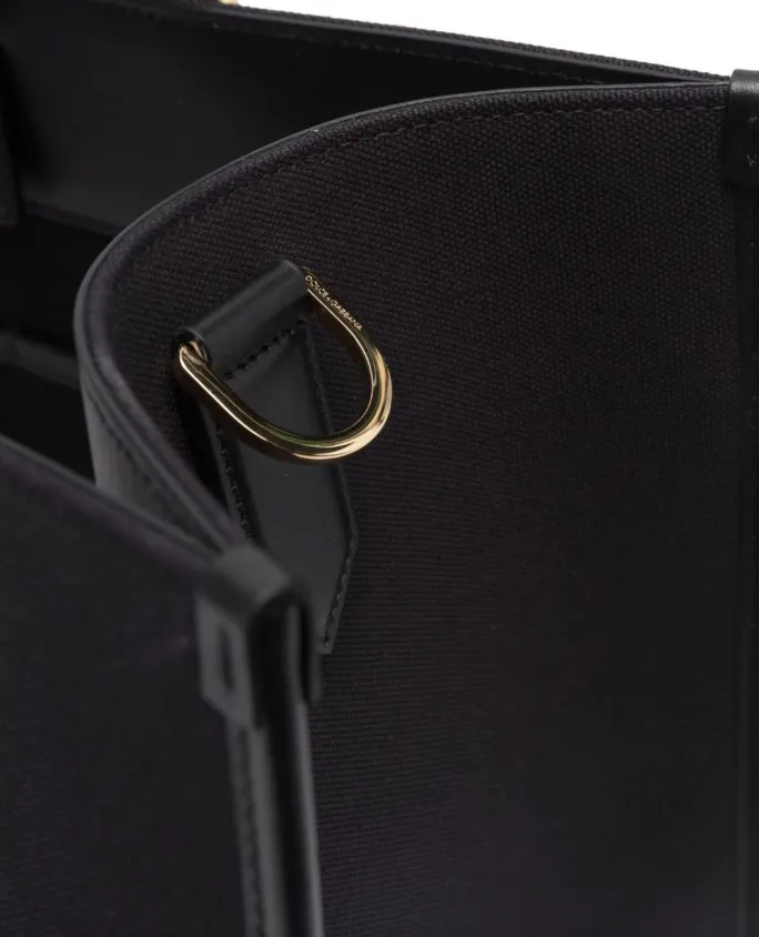 Dolce & Gabbana logo-patch tote bag