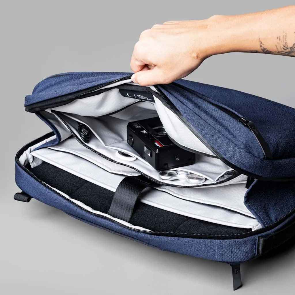 Elements Tech Brief Pro Backpacks Blue | Axoflux 600D