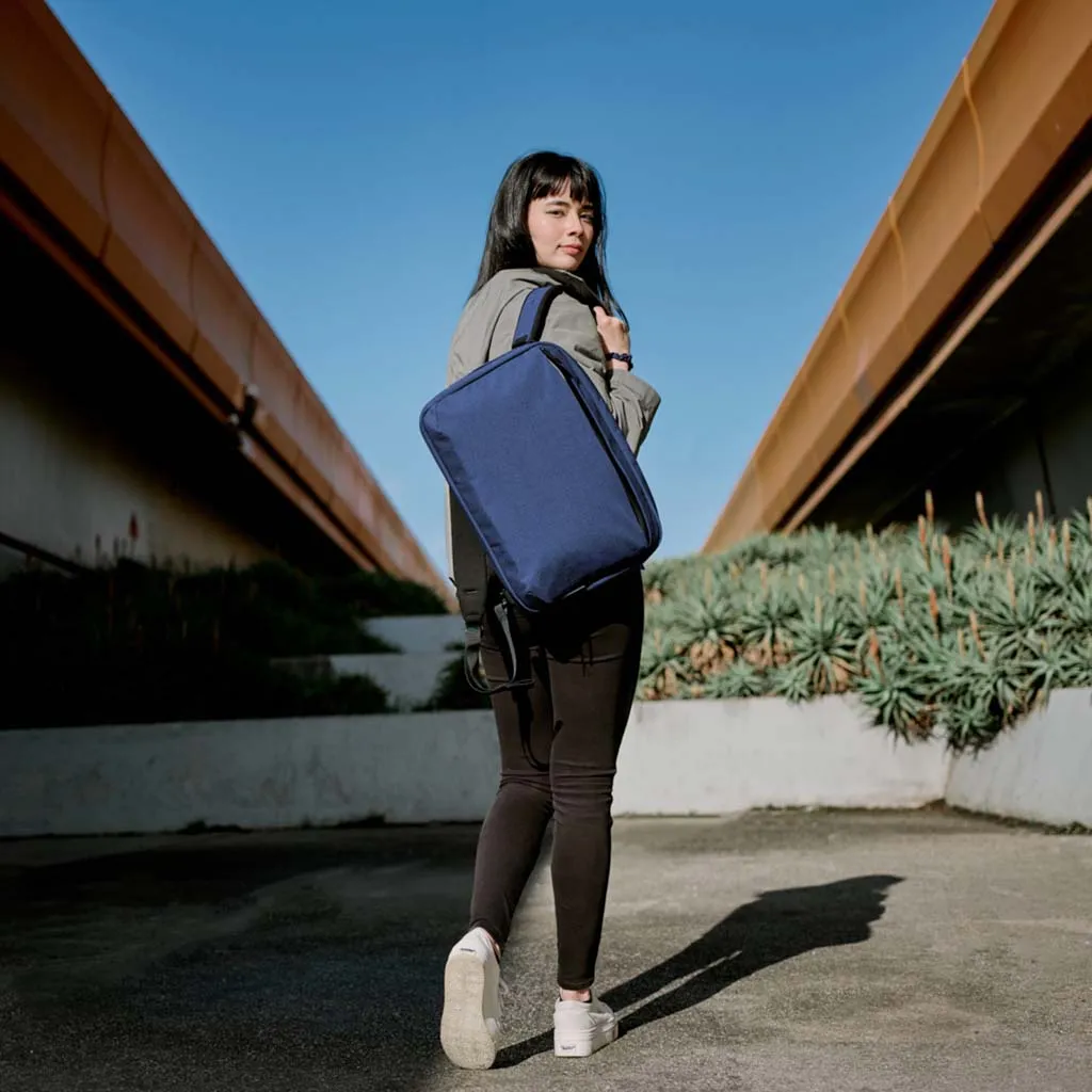 Elements Tech Brief Pro Backpacks Blue | Axoflux 600D