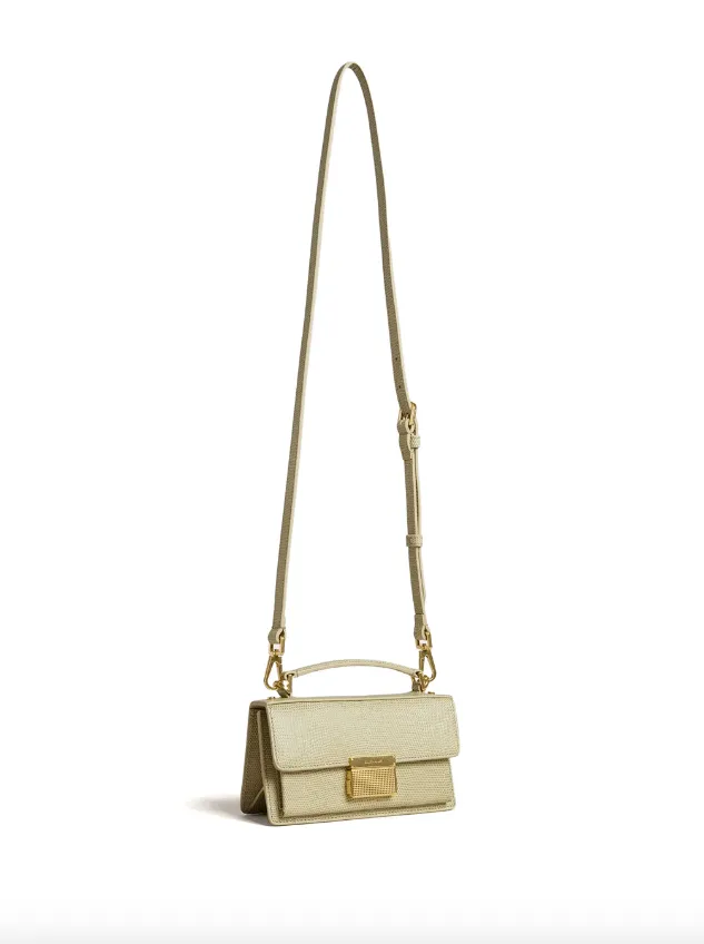 Golden Goose green small Venezia bag
