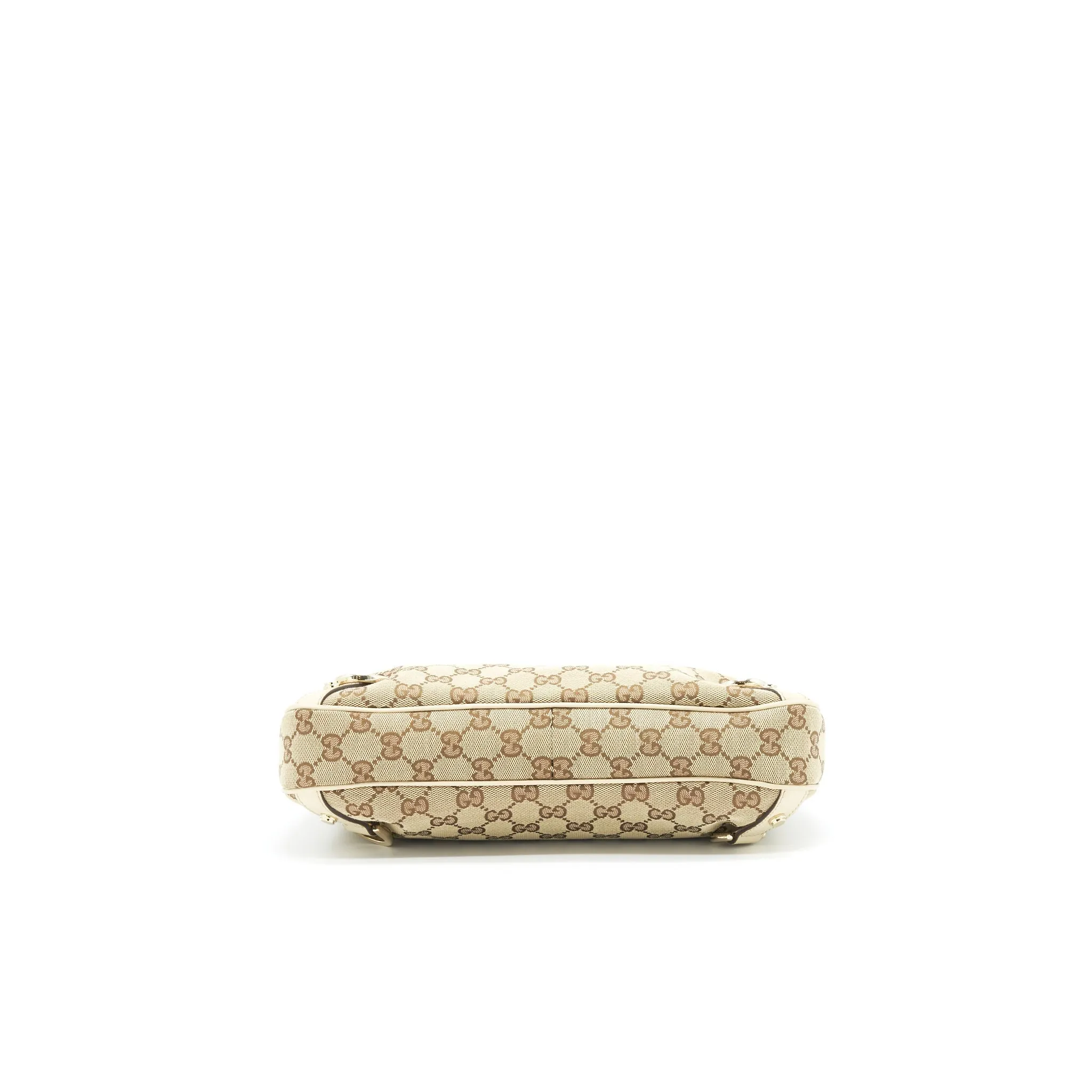 Gucci Abbey Canvas Leather Shoulder Bag