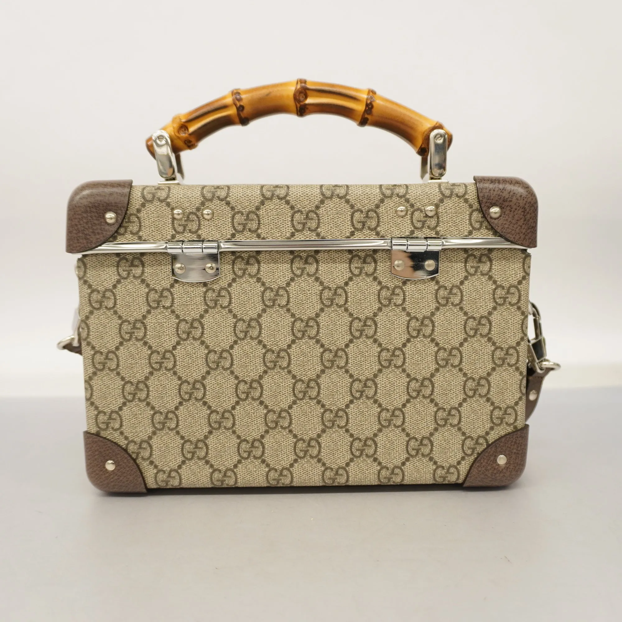 Gucci  Bamboo 2WAY Bag 533623 Women's GG Supreme,Leather Handbag,Shoulder