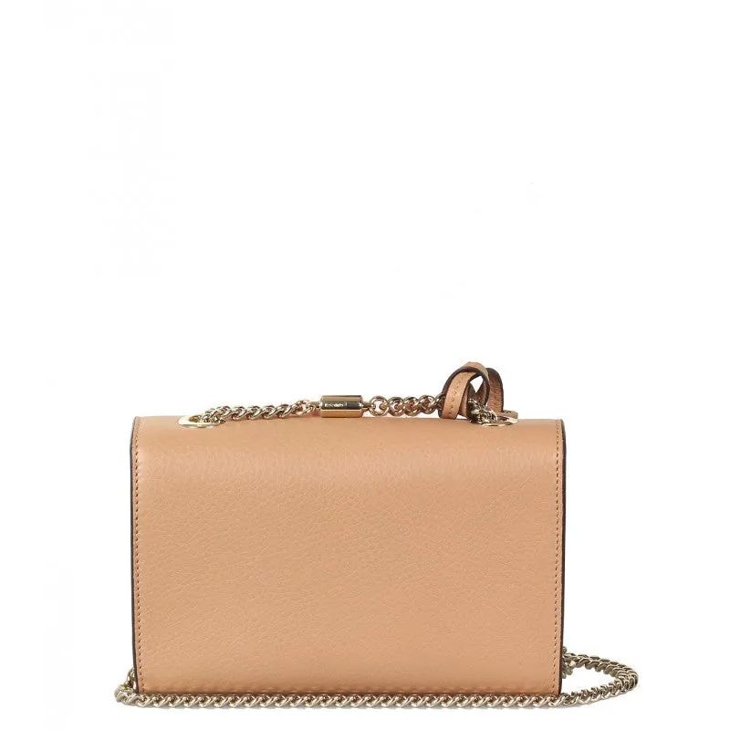 Gucci Beige leather Miss Bamboo shoulder bag