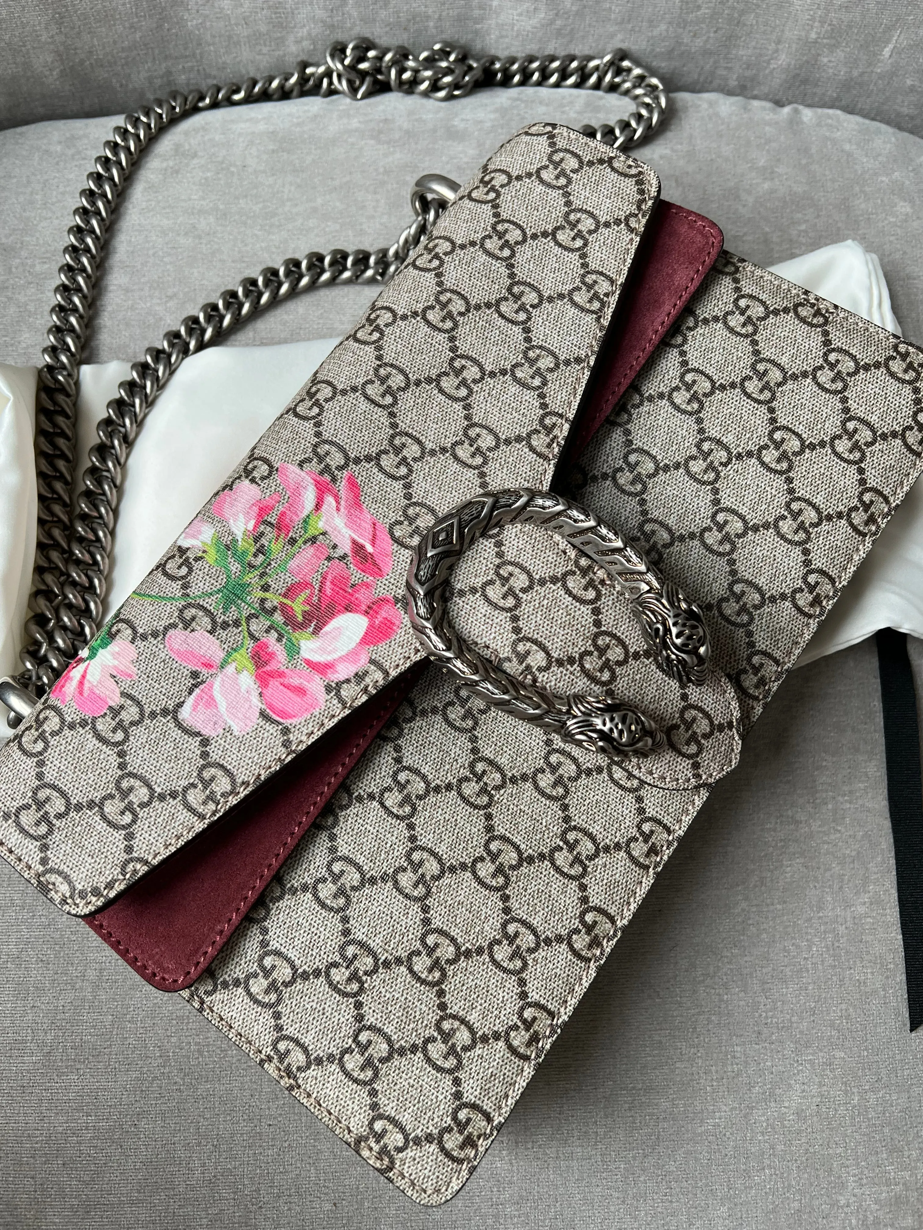 Gucci Dionysus GG Blooms Small Shoulder Bag