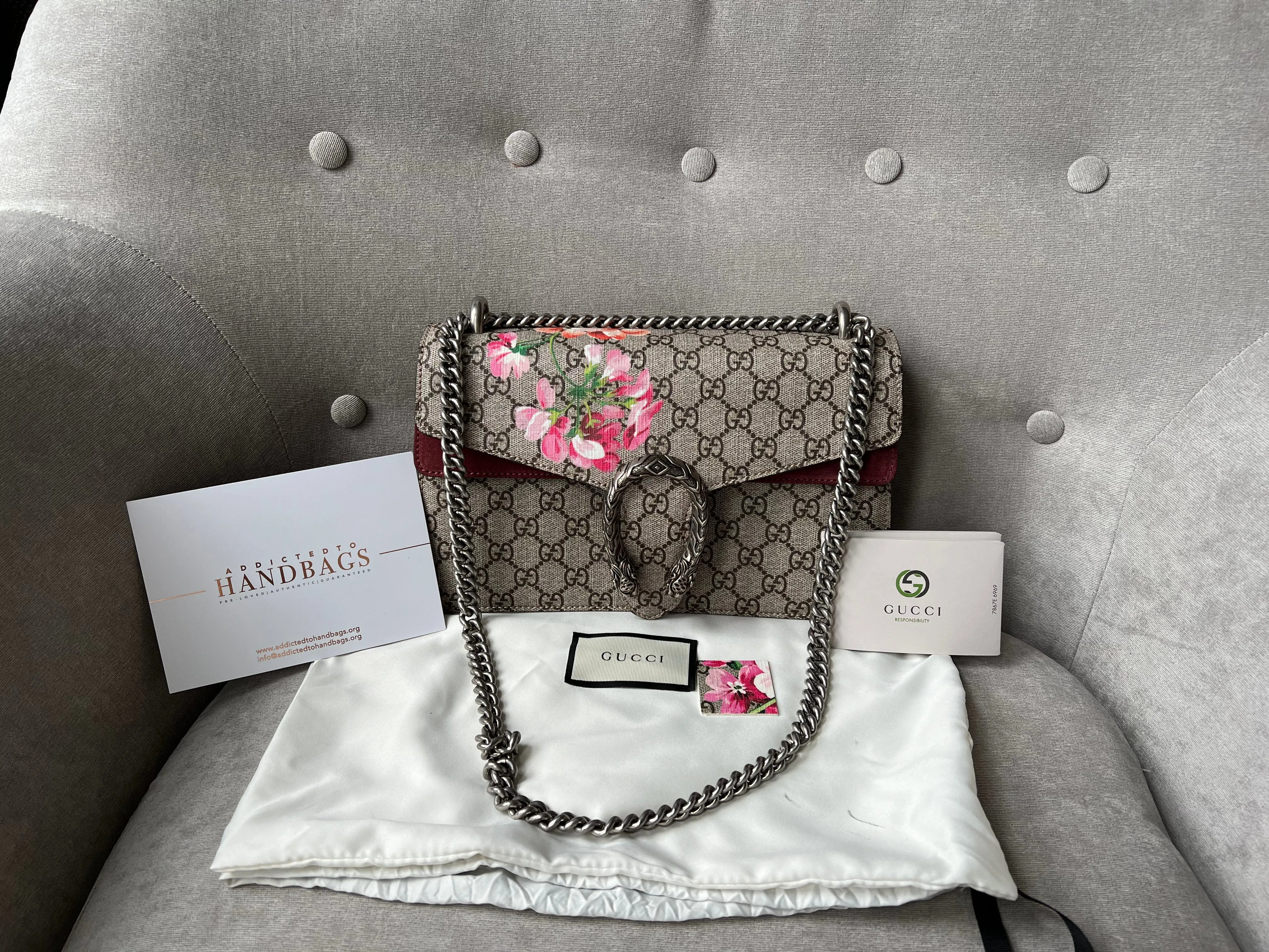Gucci Dionysus GG Blooms Small Shoulder Bag