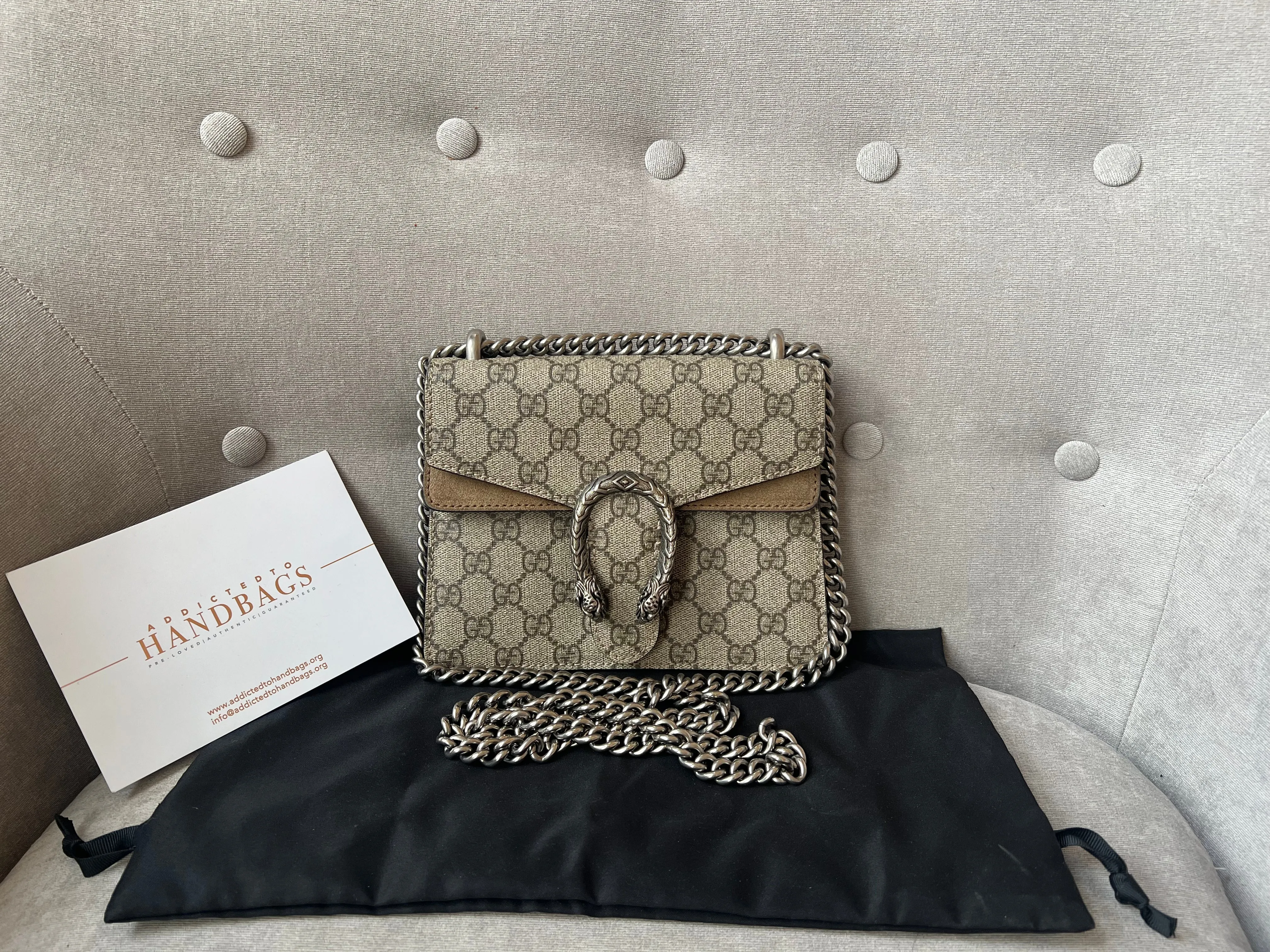 Gucci Dionysus GG Supreme Mini Shoulder Bag