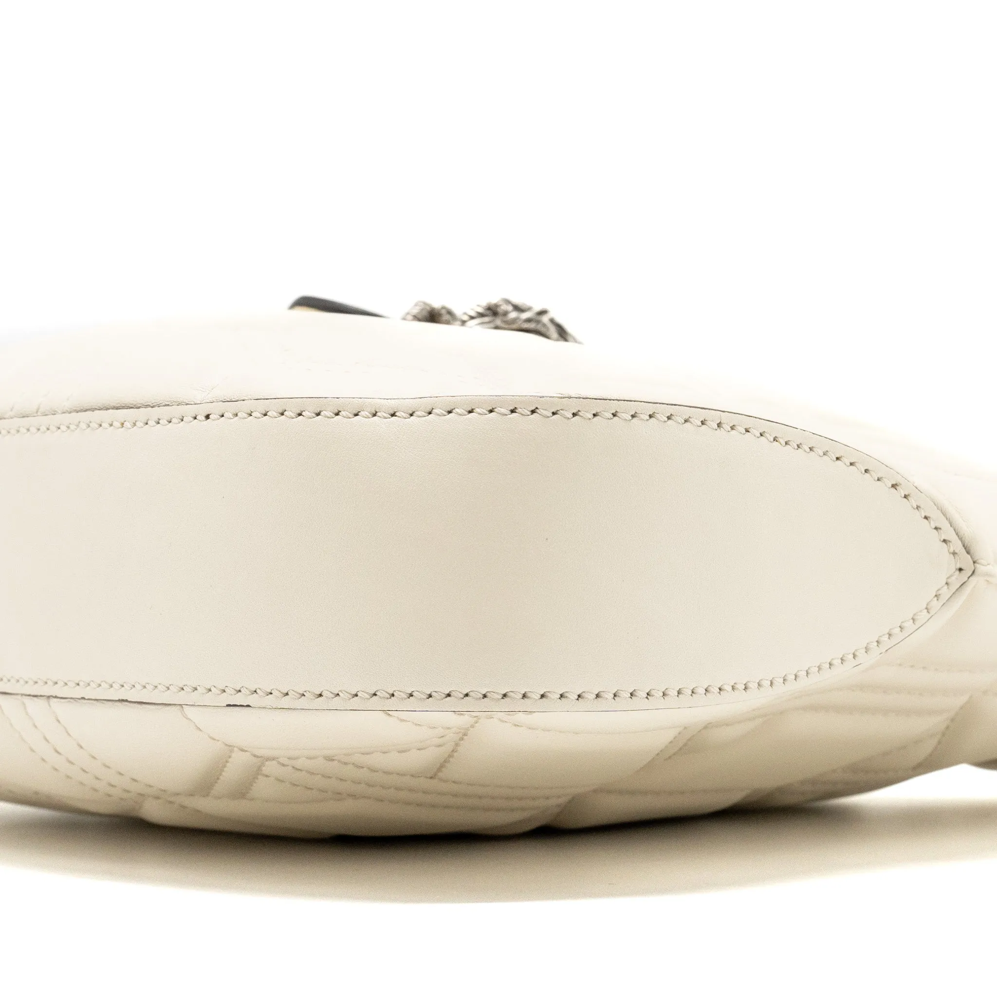 Gucci Dionysus Hobo Shoulder Bag Calfskin White SHW