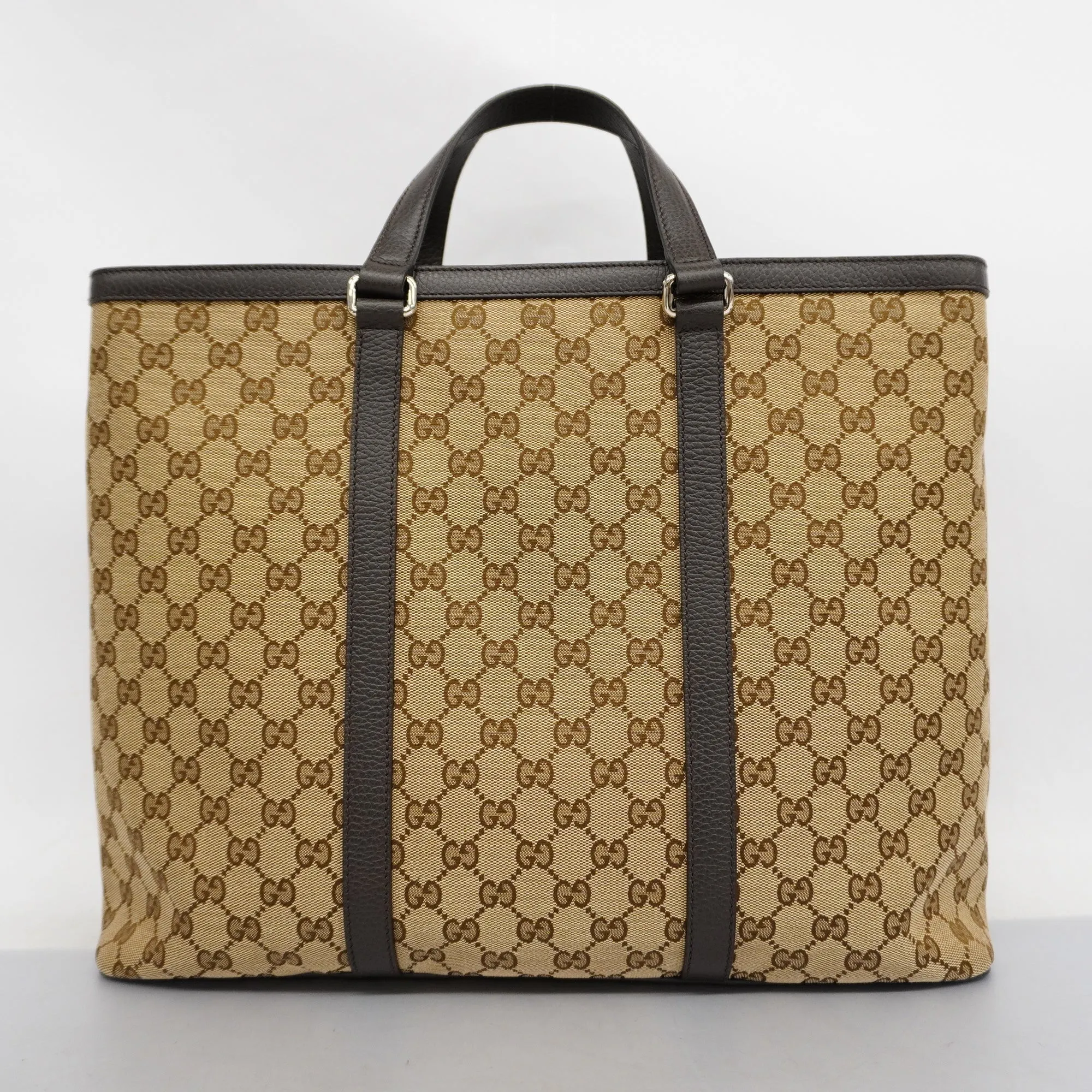 GUCCI  GG Canvas 2way Bag 449169 GG Canvas Handbag,Shoulder Bag Beige,Brown