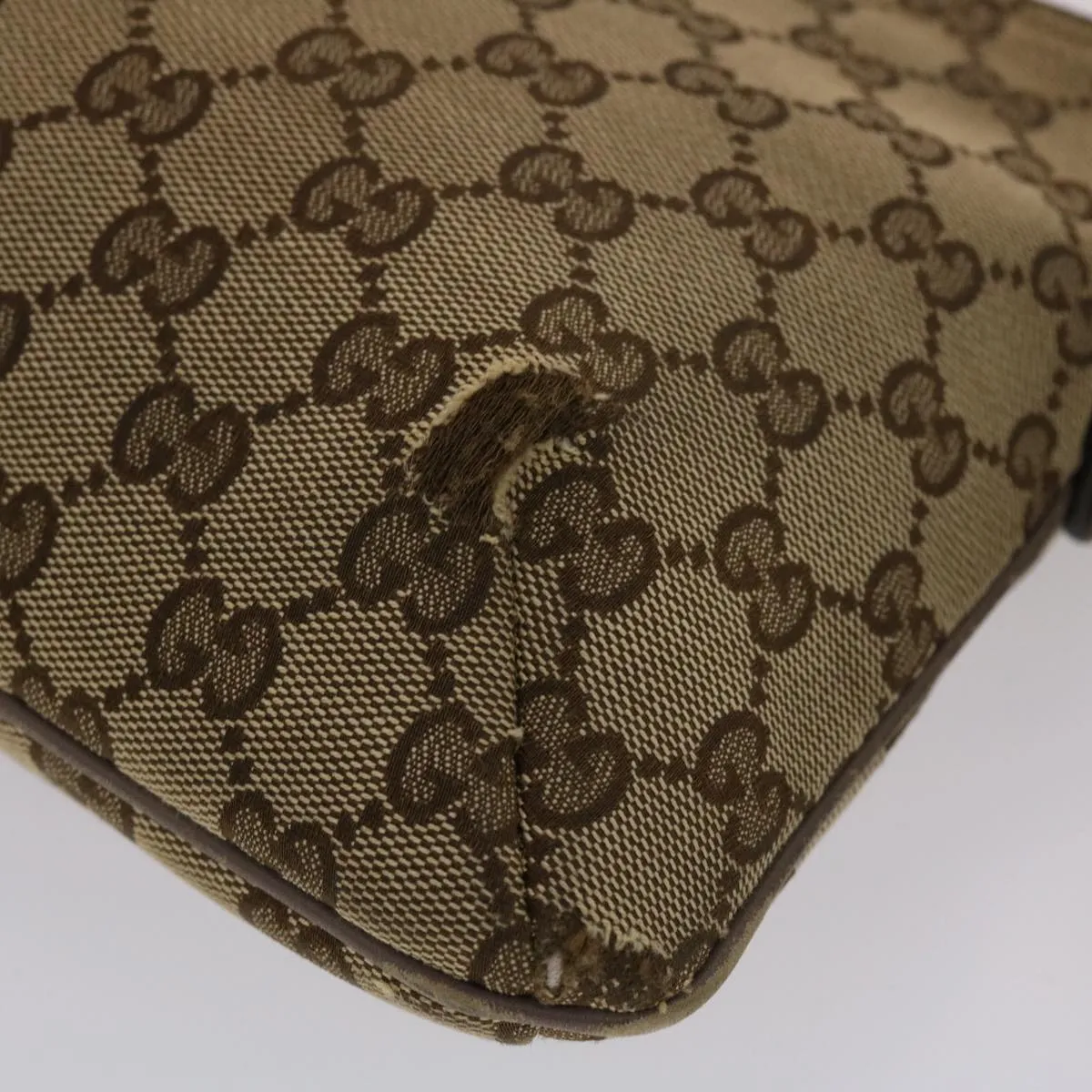 GUCCI GG Canvas Sherry Line Shoulder Bag Beige Pink  49065