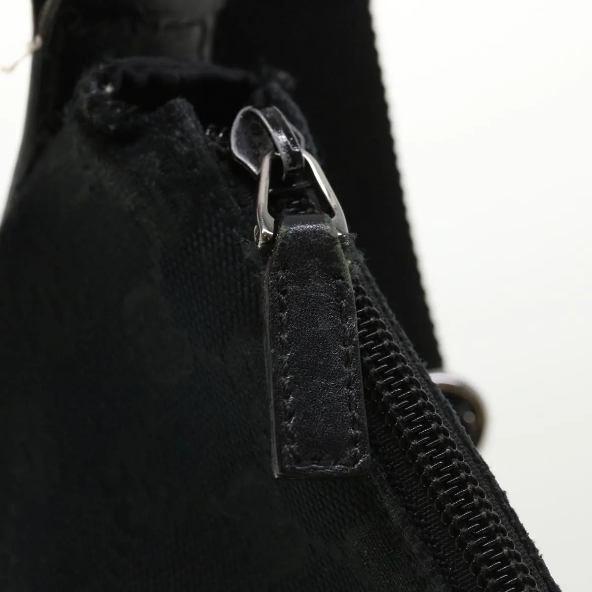 GUCCI GG Canvas Shoulder Bag Black 145857001013  tb425