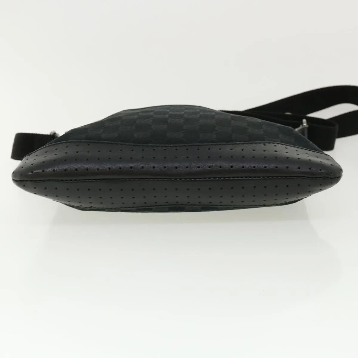 GUCCI GG Canvas Shoulder Bag Black 145857001013  tb425