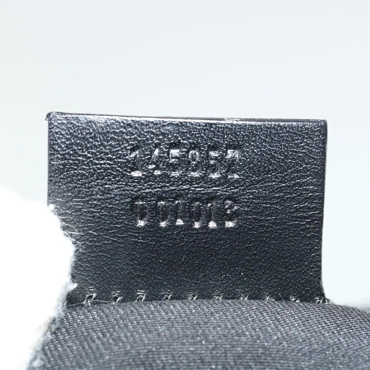 GUCCI GG Canvas Shoulder Bag Black 145857001013  tb425