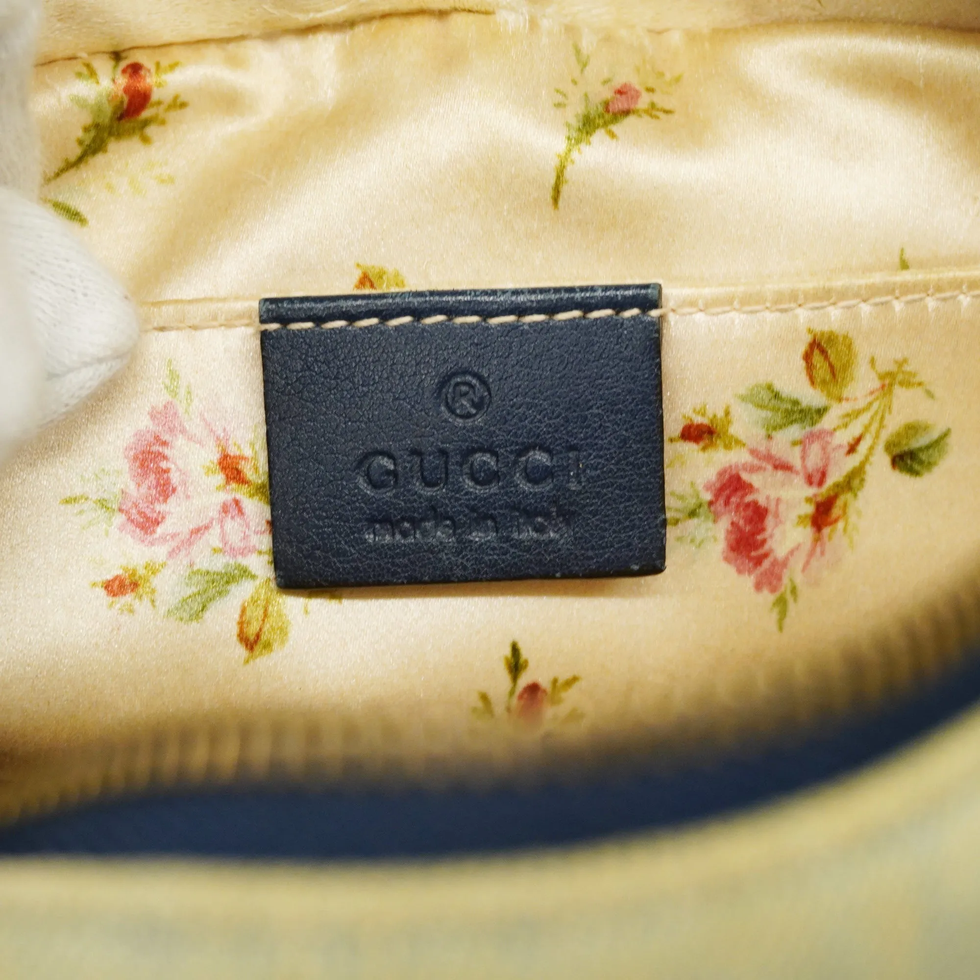 Gucci  GG Marmont Shoulder Bag Velor 447632 Women's Denim Light Blue