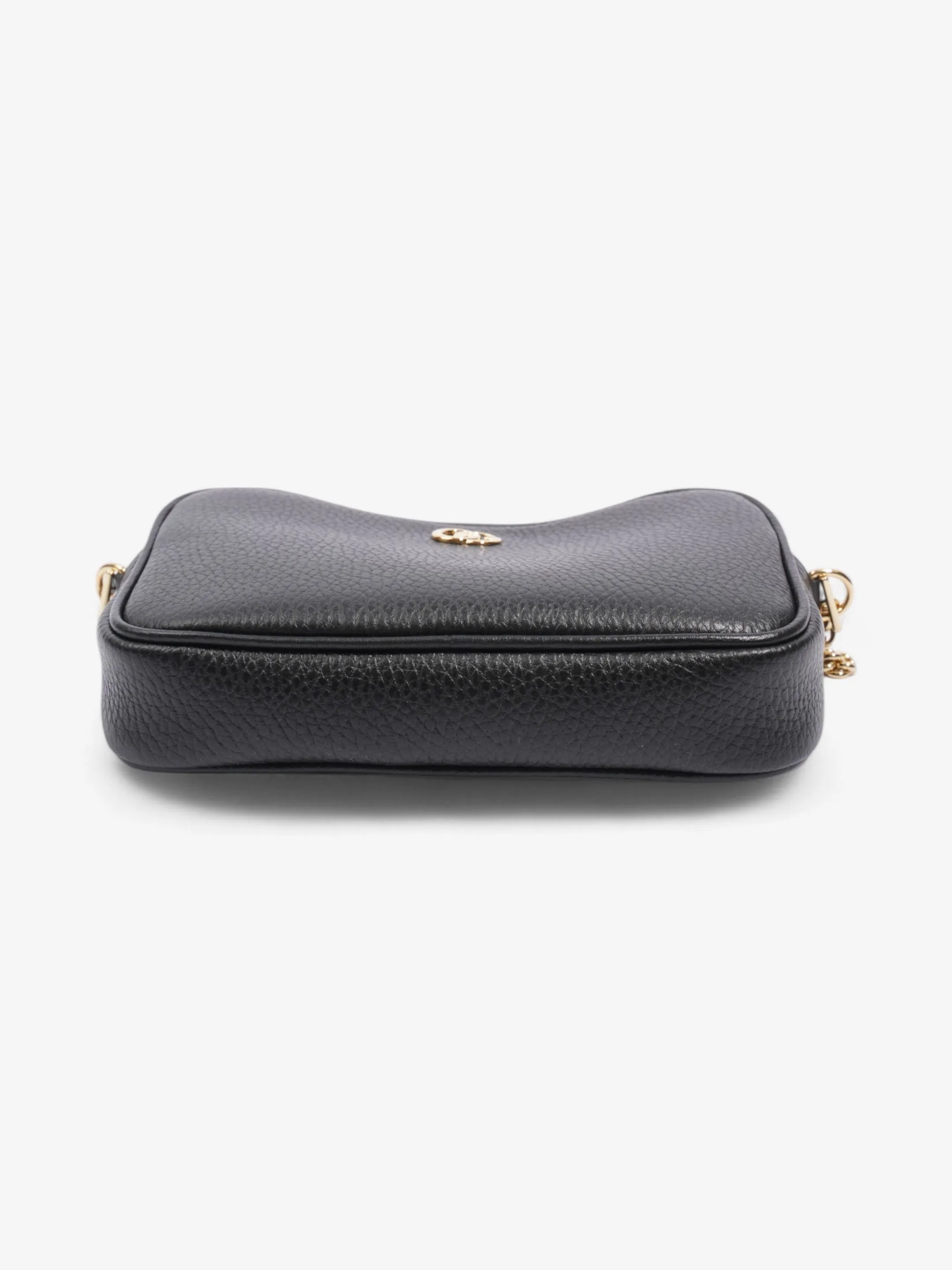 Gucci GG Marmont Super Mini Shoulder Bag Black Leather Super Mini