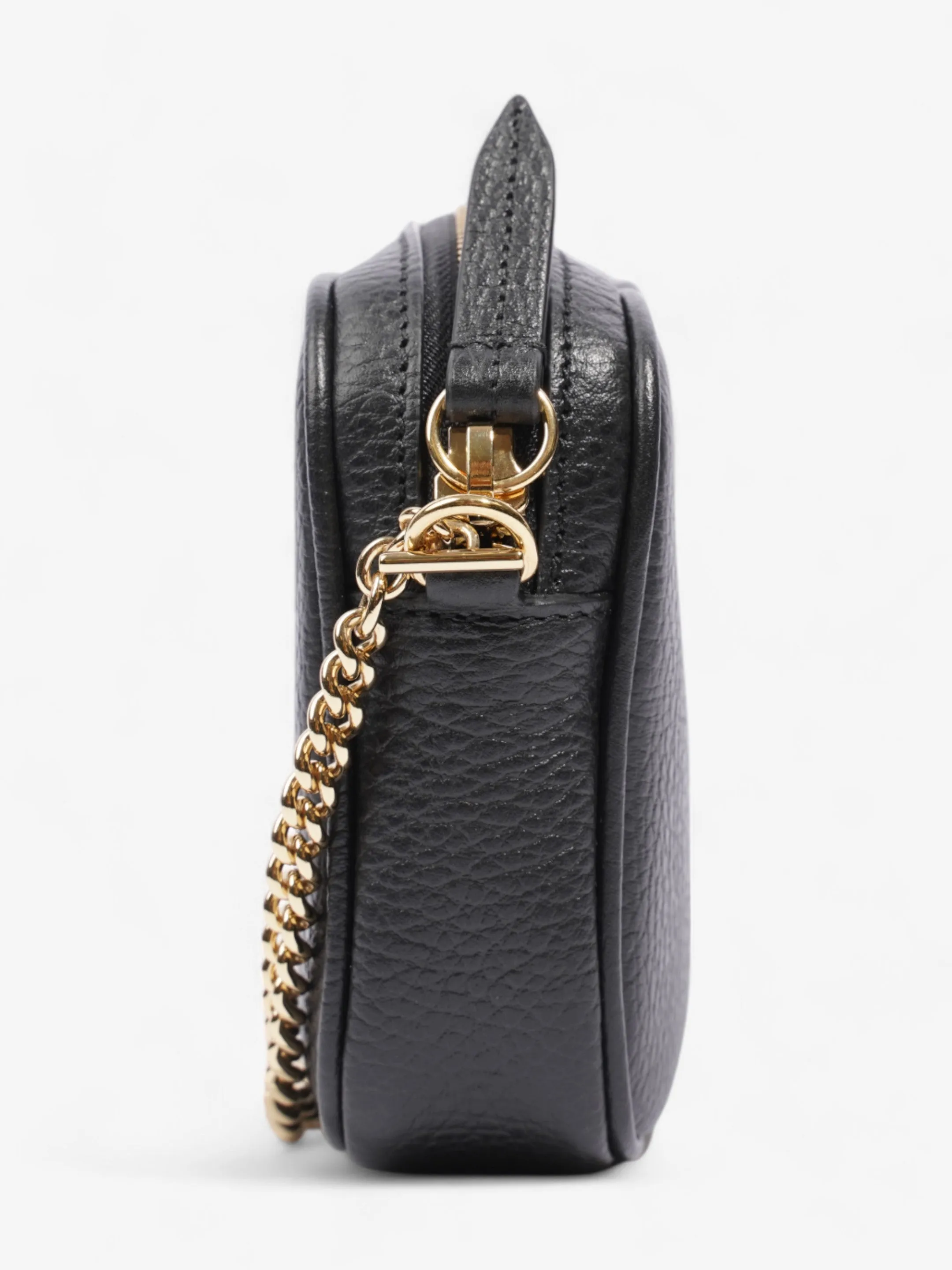 Gucci GG Marmont Super Mini Shoulder Bag Black Leather Super Mini
