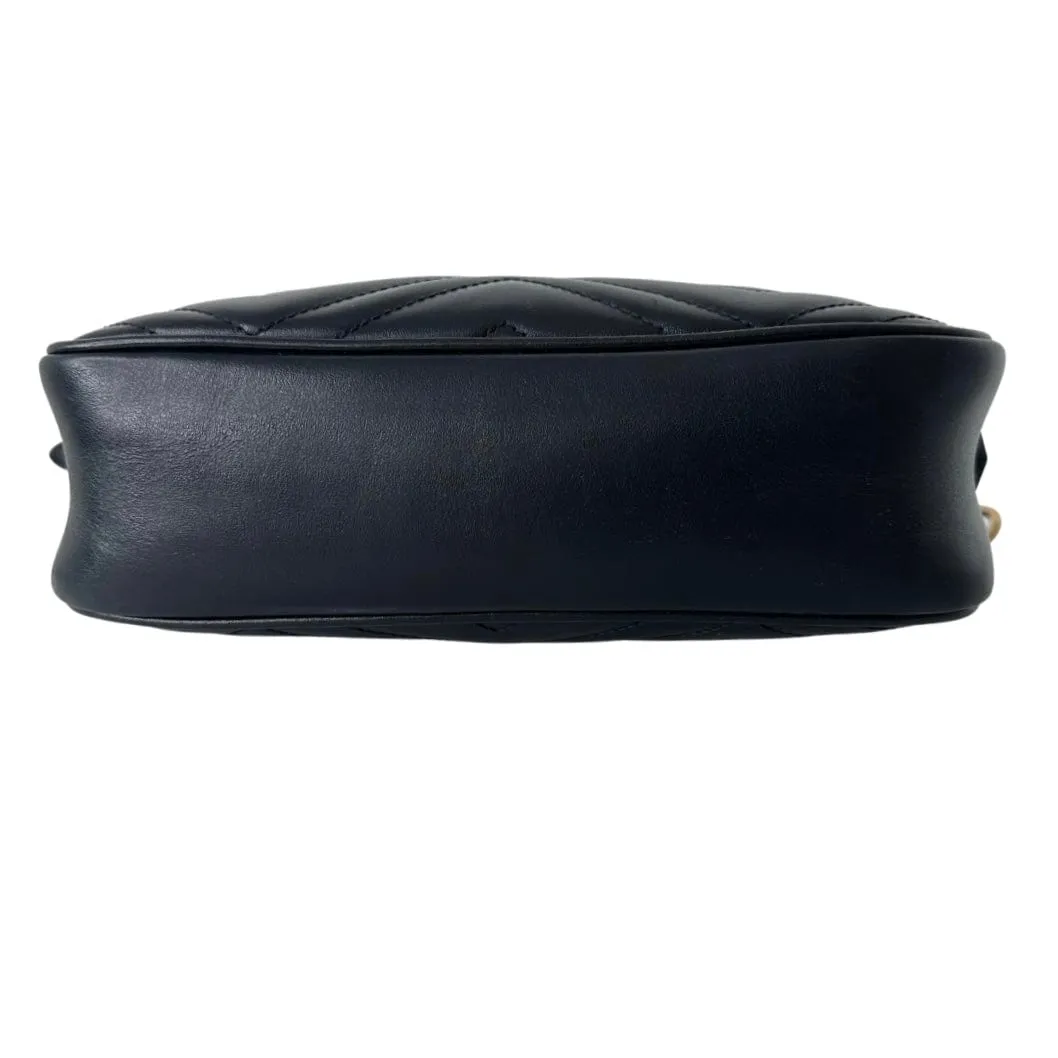 Gucci GG Matelasse Mini Marmont Shoulder Bag