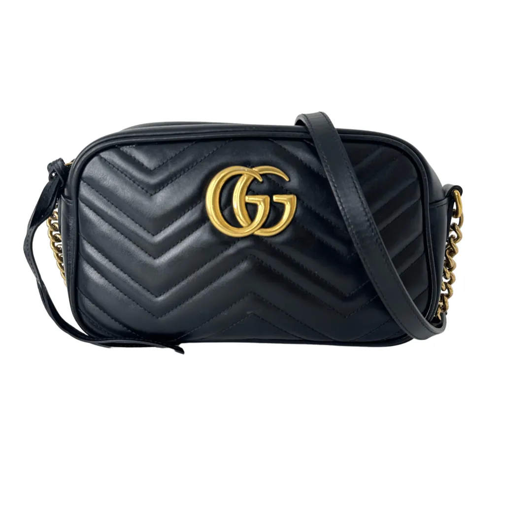 Gucci GG Matelasse Mini Marmont Shoulder Bag
