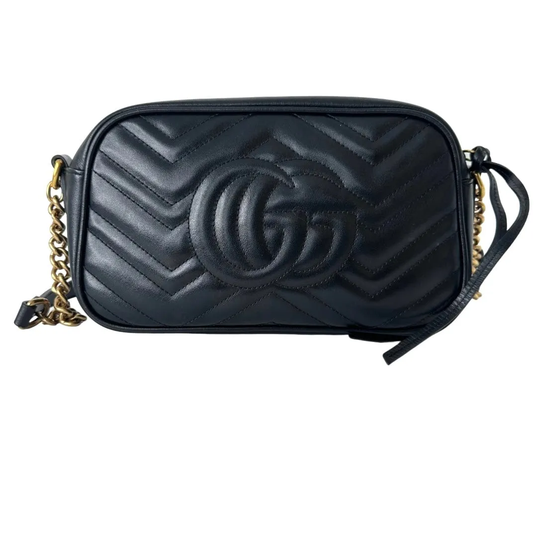 Gucci GG Matelasse Mini Marmont Shoulder Bag