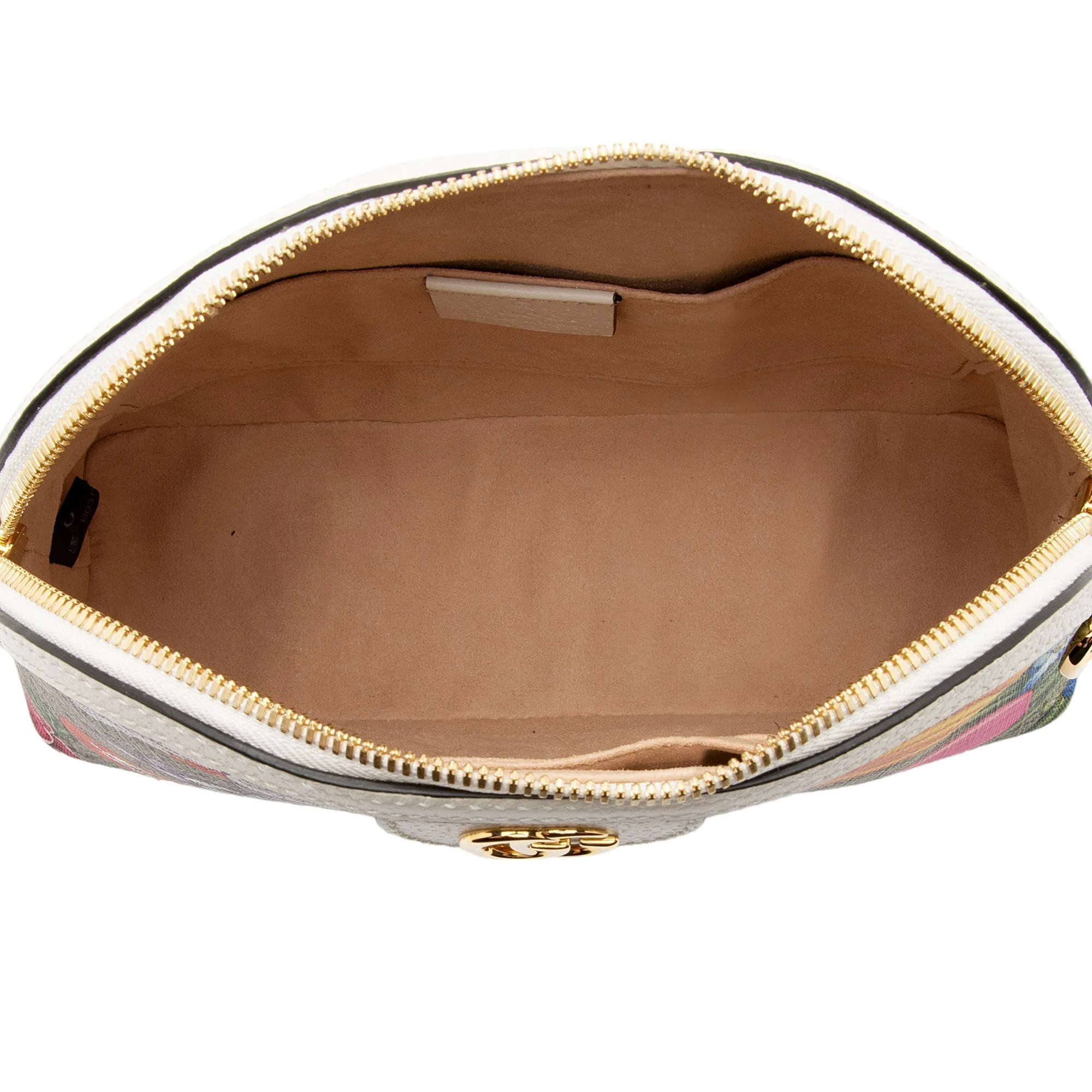 Gucci GG Supreme Flora Ophidia Dome Small Shoulder Bag (SHF-SigiTb)