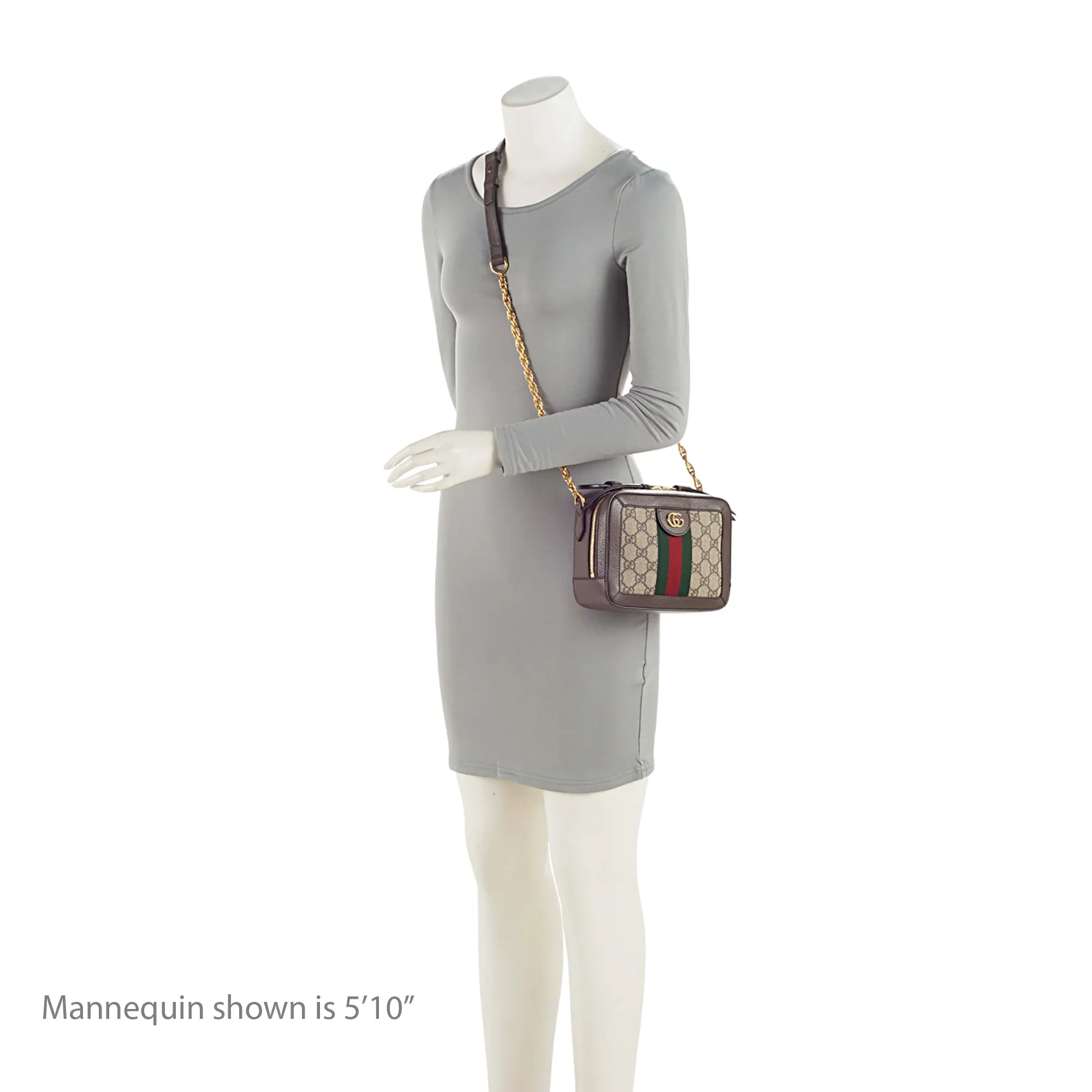 Gucci GG Supreme Ophidia Top Handle Mini Shoulder Bag (SHF-NuNUZp)