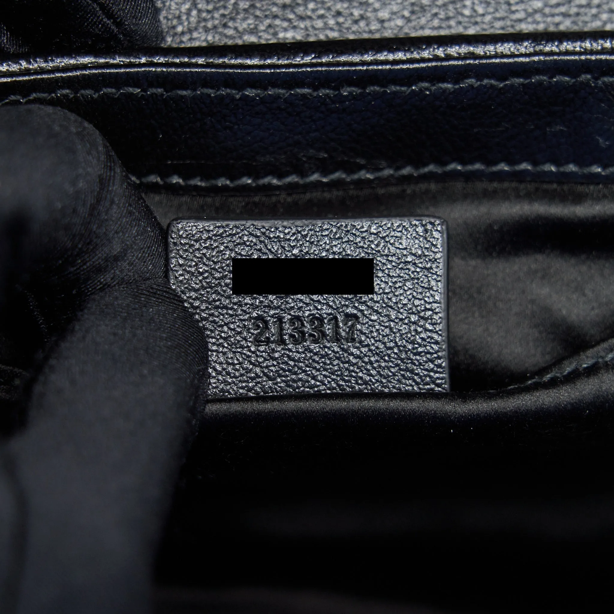 Gucci Marmont Mini Sequin Shoulder Bag Black
