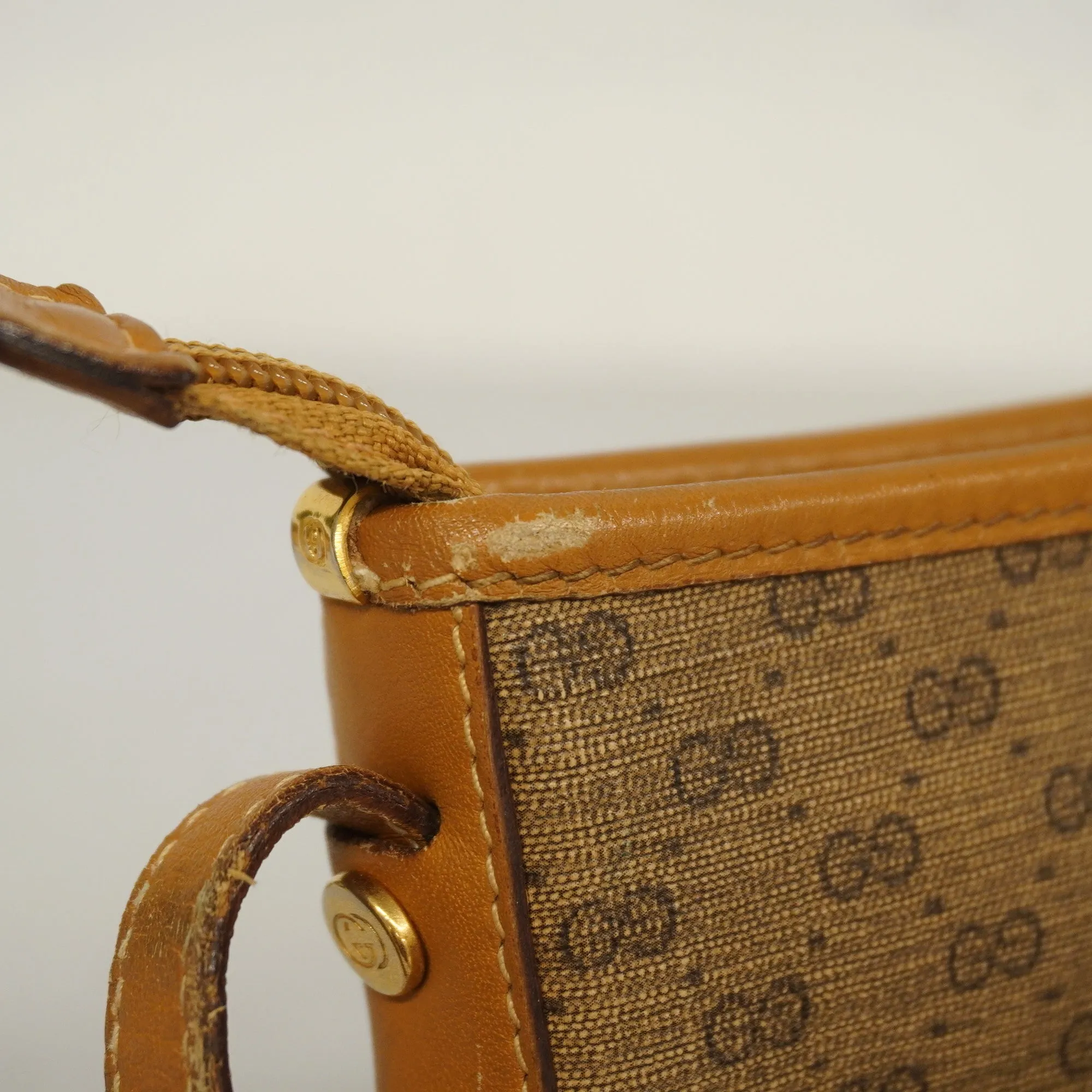 Gucci  Micro GG 007 89 1095 Women's Shoulder Bag Beige