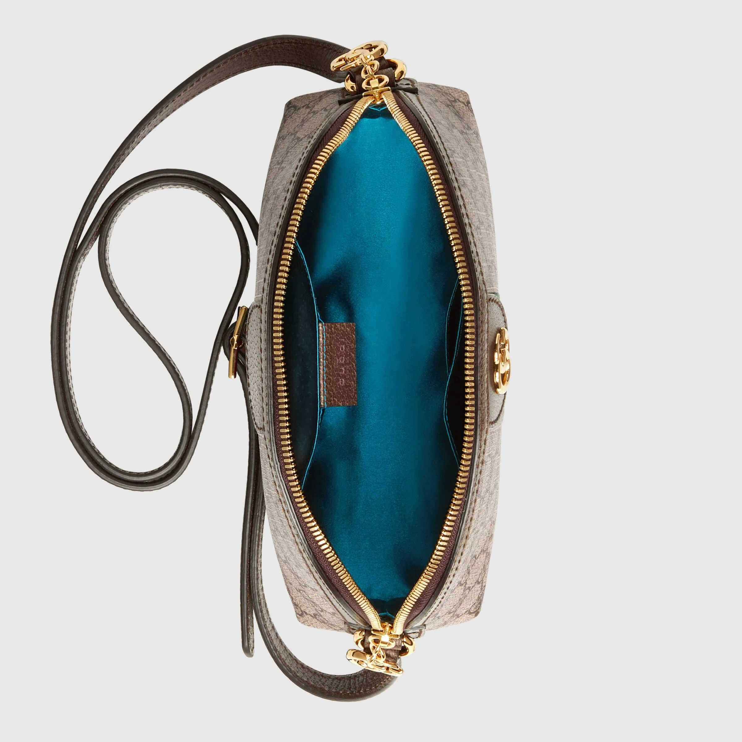 Gucci Ophidia GG Small Shoulder Bag Ebony/Beige