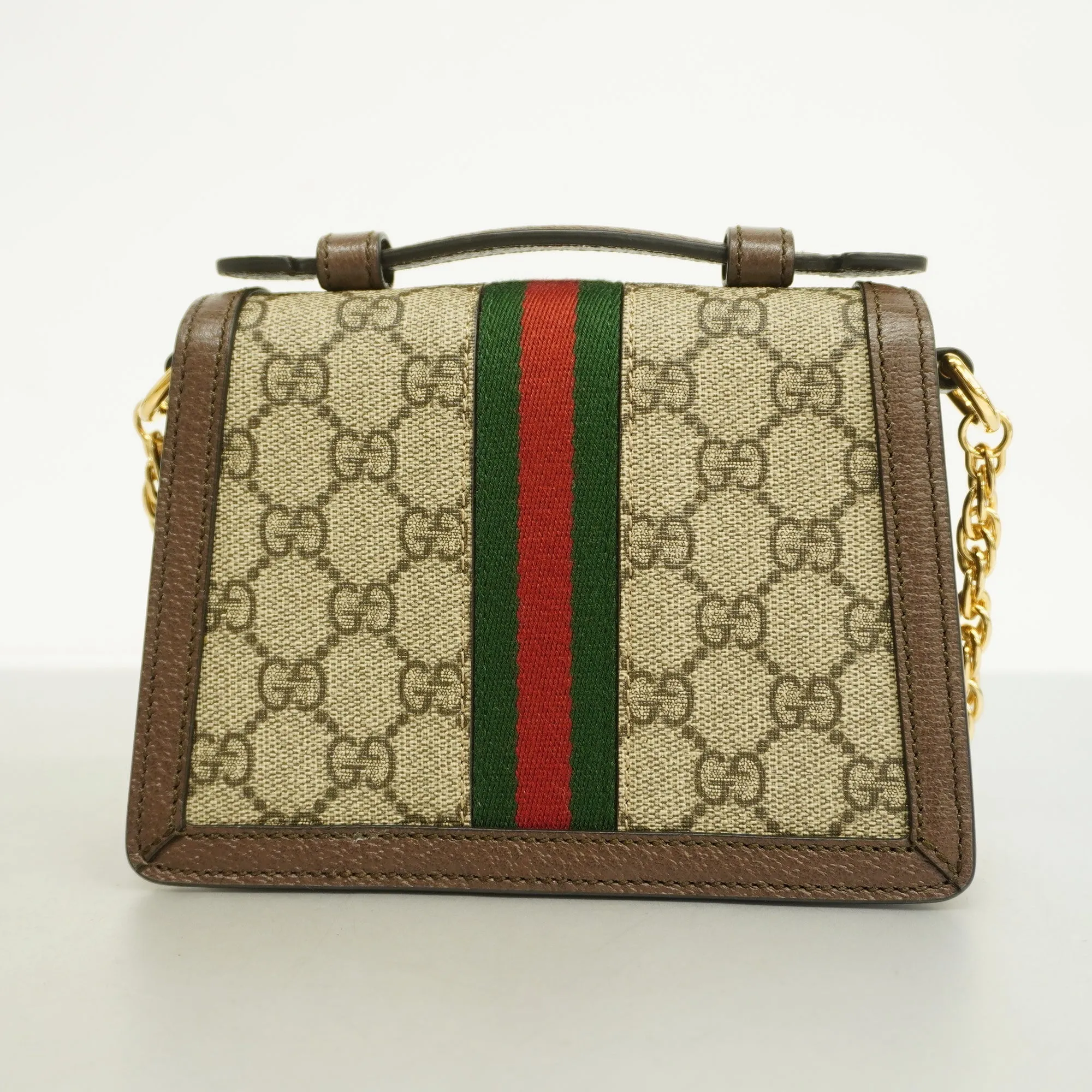 GUCCI  Sherry Line Shoulder Bag 98 02 004 Women's GG Supreme,Leather
