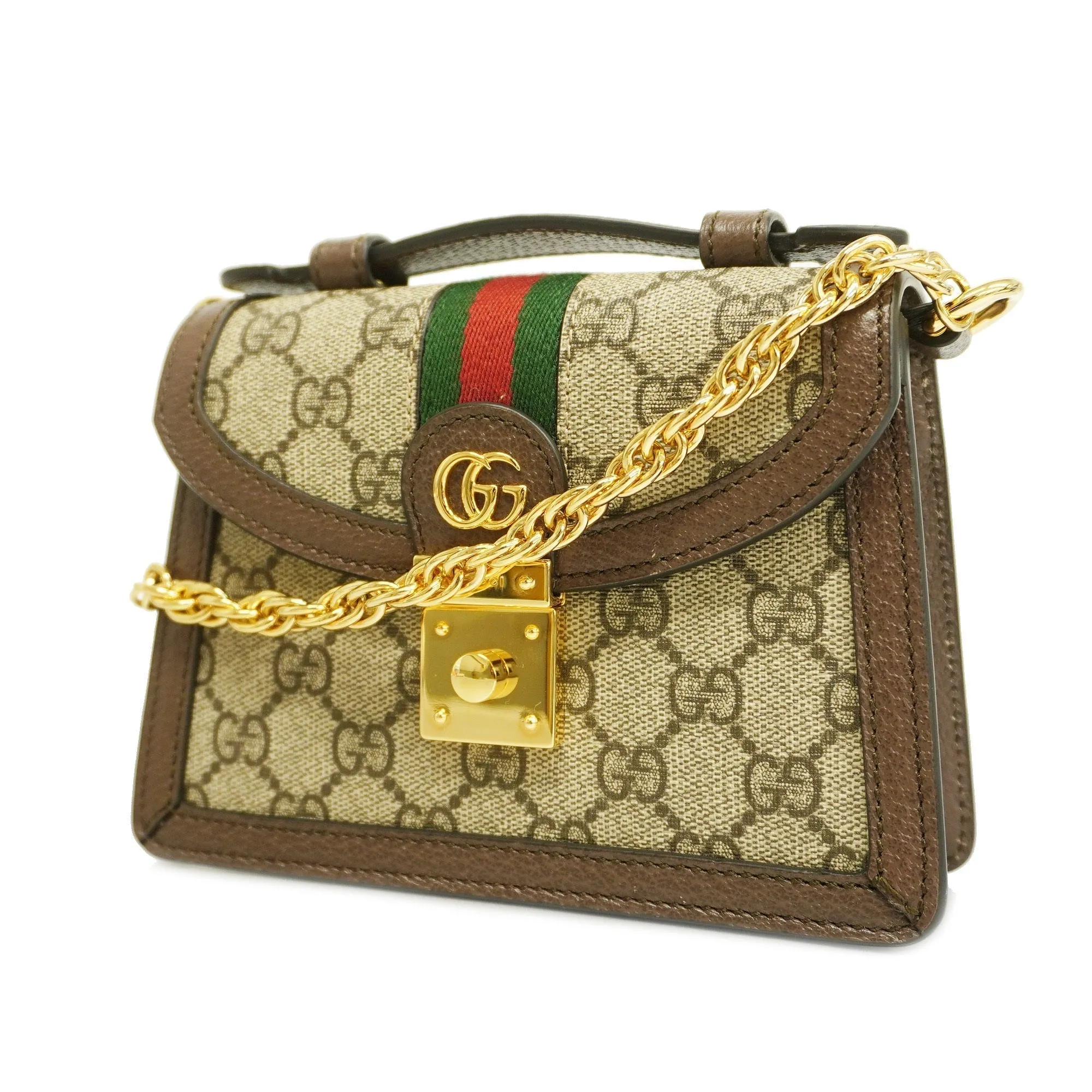 GUCCI  Sherry Line Shoulder Bag 98 02 004 Women's GG Supreme,Leather