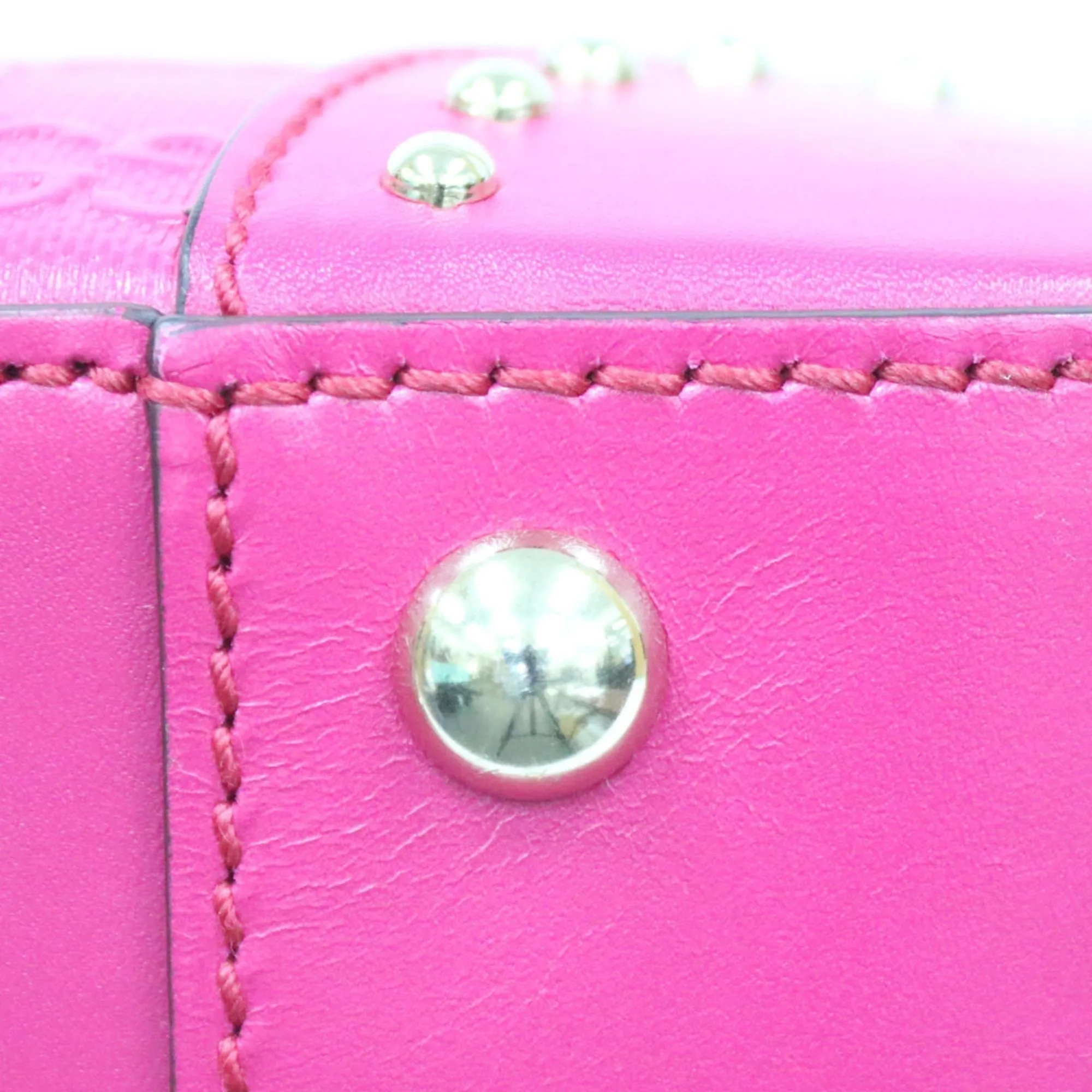 Gucci Shoulder Bag Handbag Pink Ladies