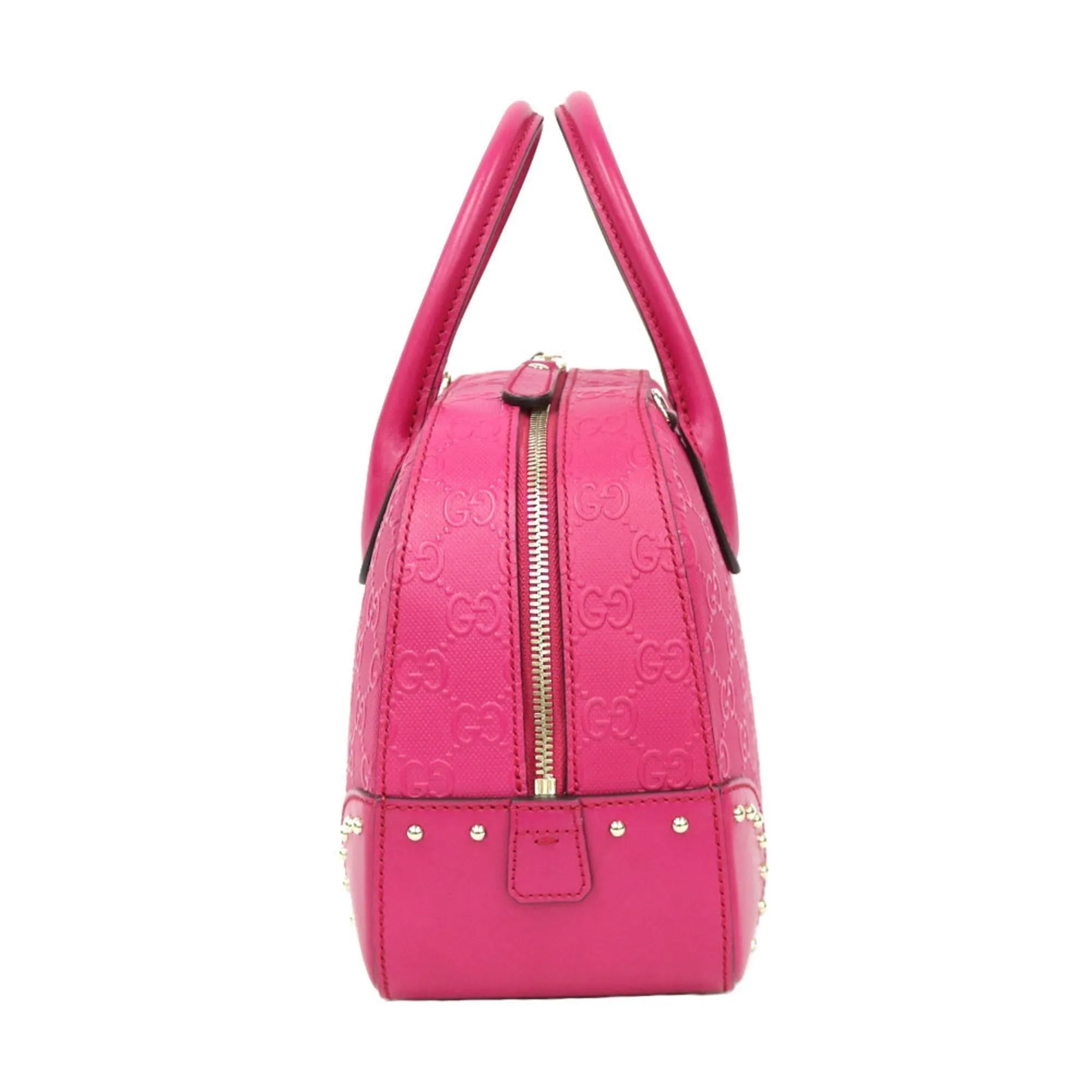 Gucci Shoulder Bag Handbag Pink Ladies