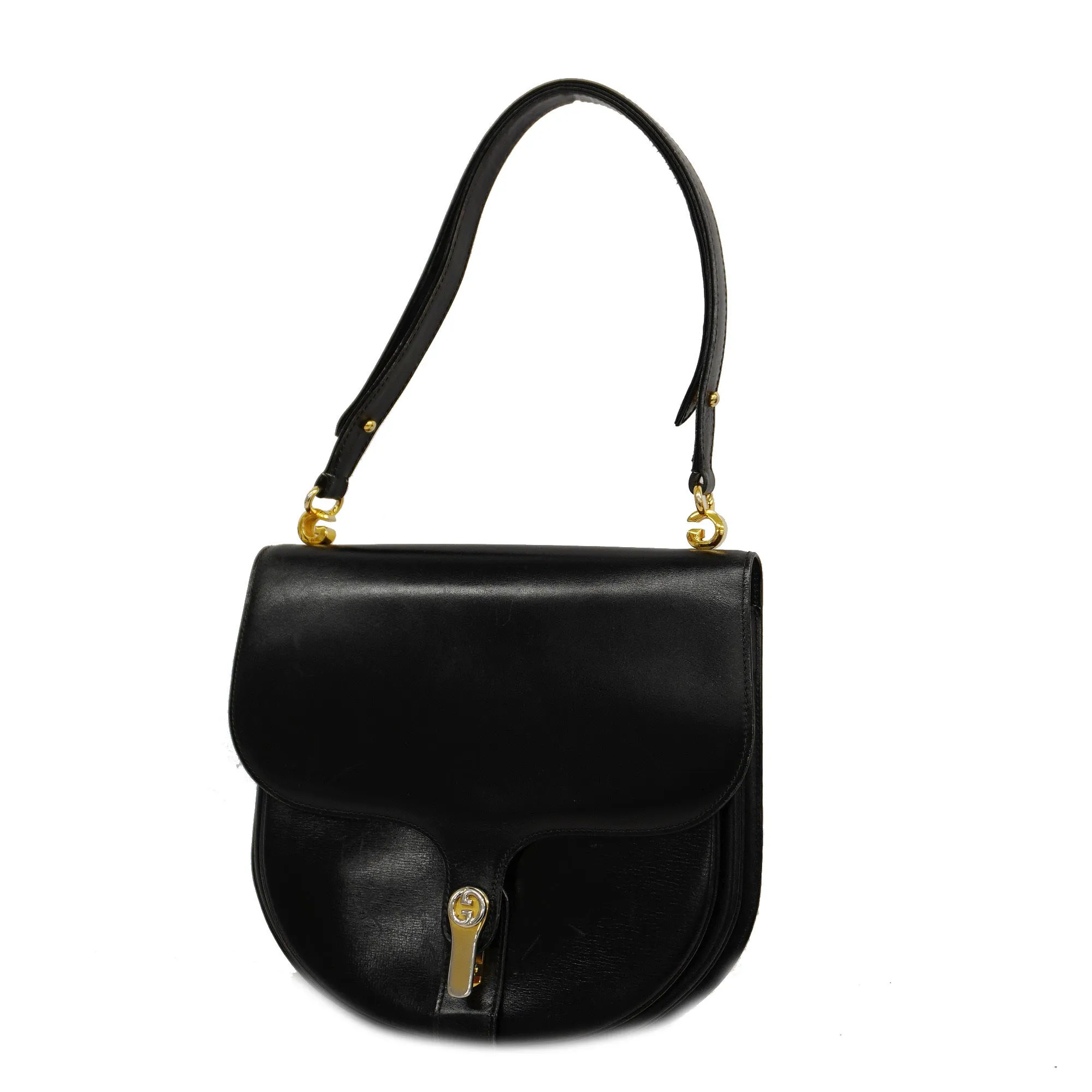 Gucci  Shoulder Bag Women's Leather Black