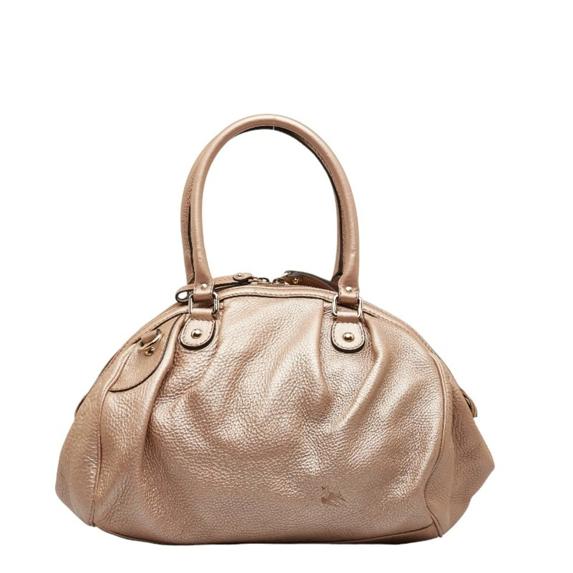 GUCCI Sookie Handbag Shoulder Bag 223974 Champagne Pink Leather Women's