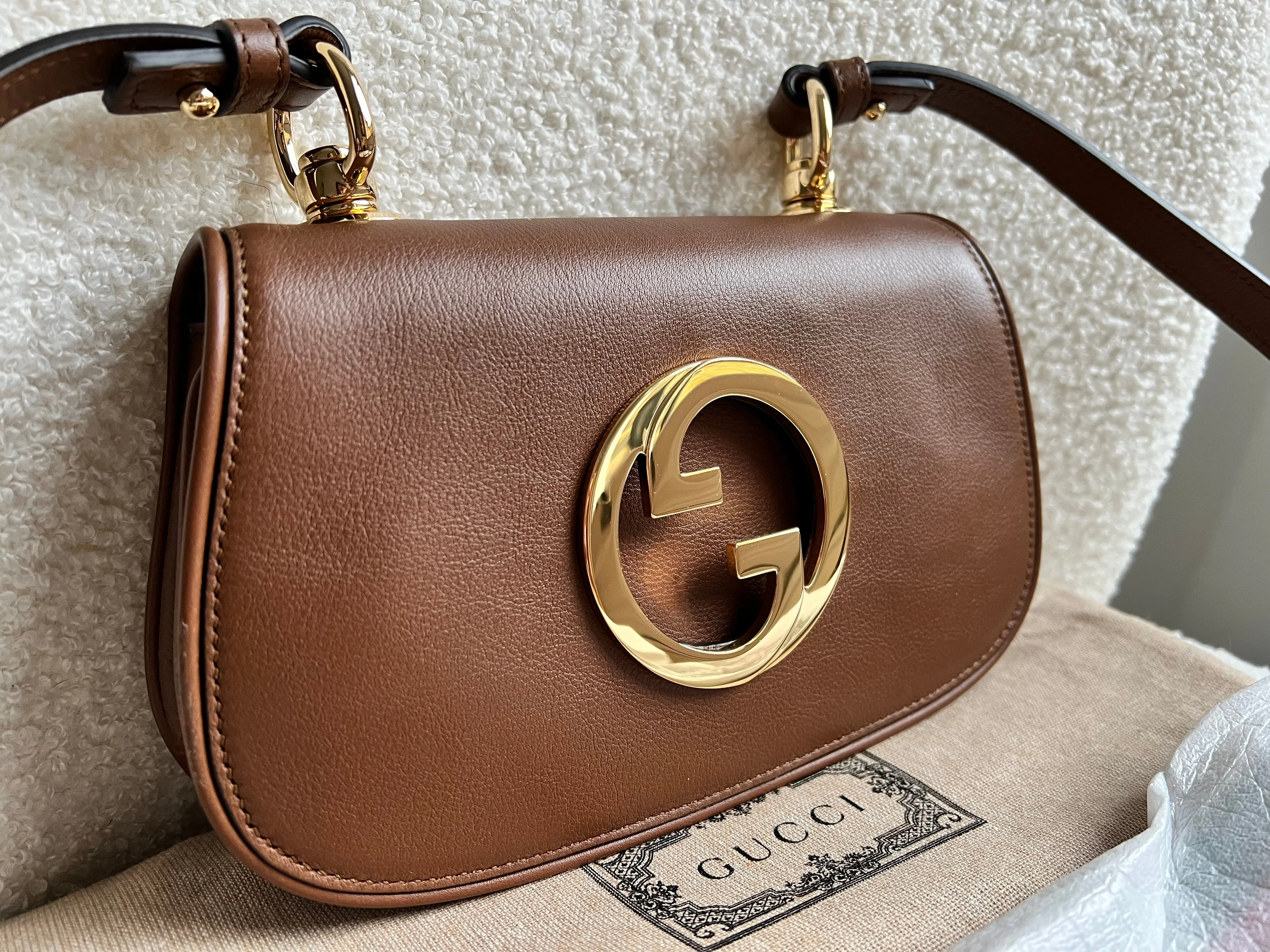 Gucci Tan Blondie Small Shoulder Bag (RRP ??1940)